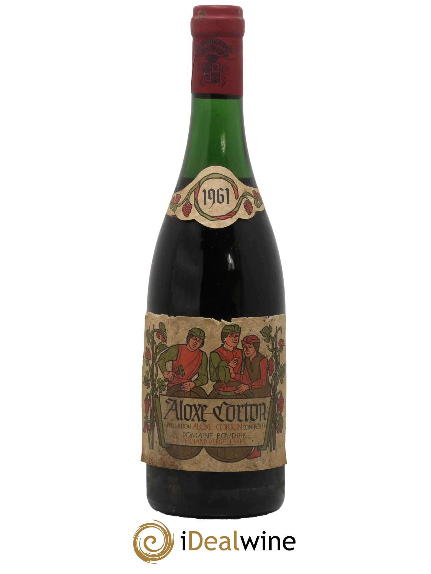 Aloxe-Corton Domaine Boudier 1961 - Lot de 1 bouteille - 0