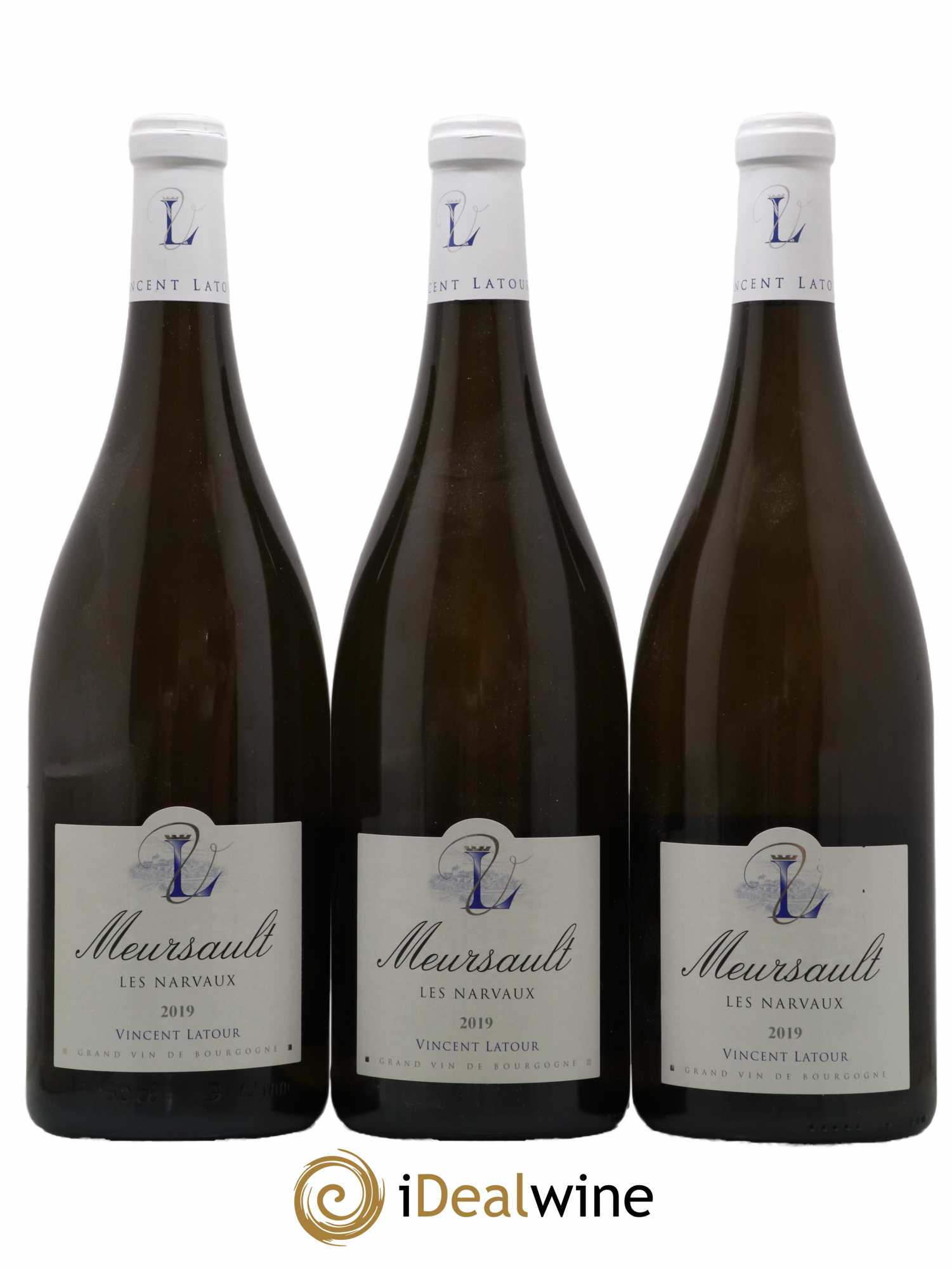 Meursault Les Narvaux Vincent Latour 2019 - Lot de 3 magnums - 0