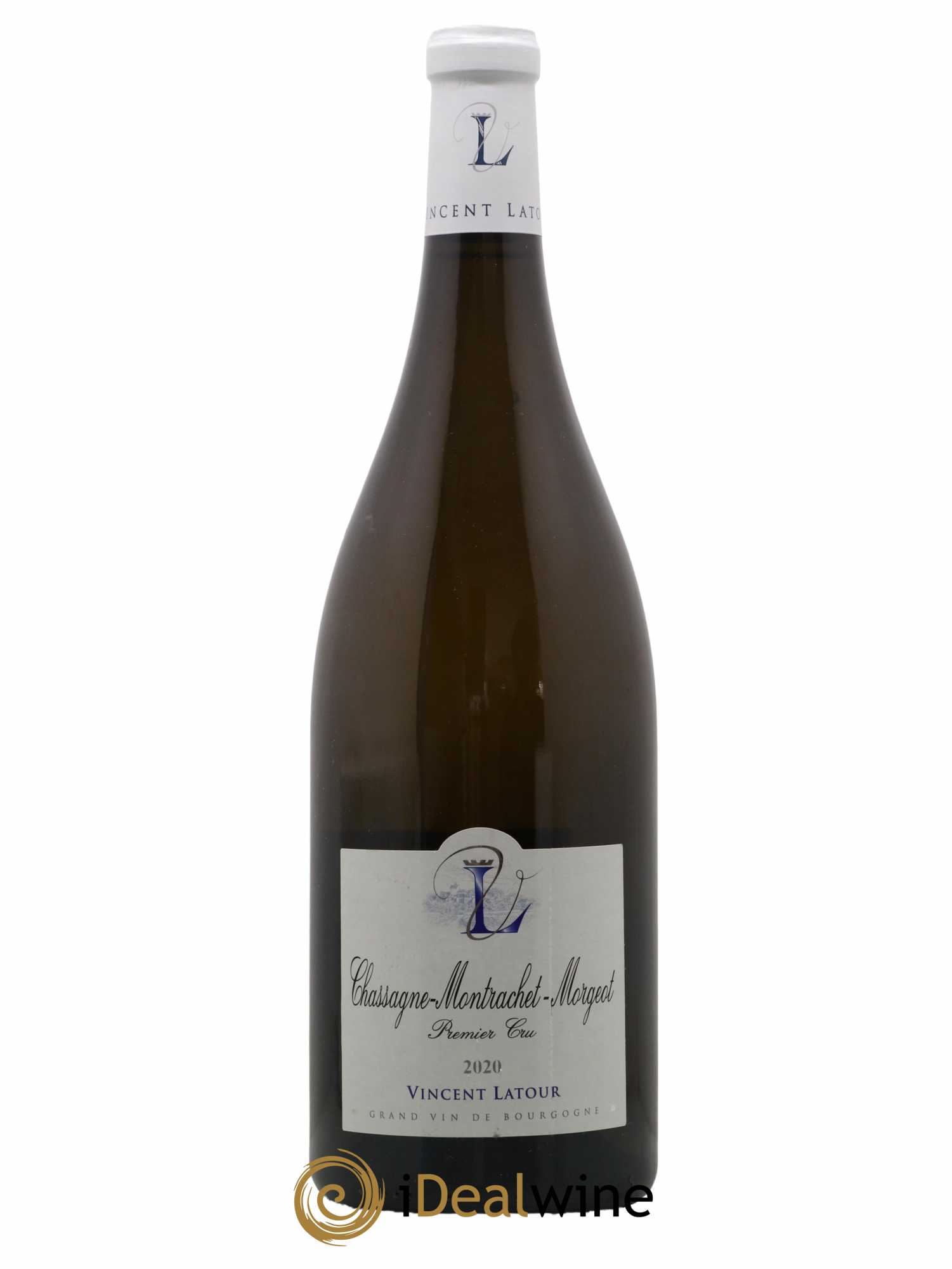 Chassagne-Montrachet 1er Cru Morgeot Domaine Vincent Latour 2020 - Lot de 1 magnum - 0
