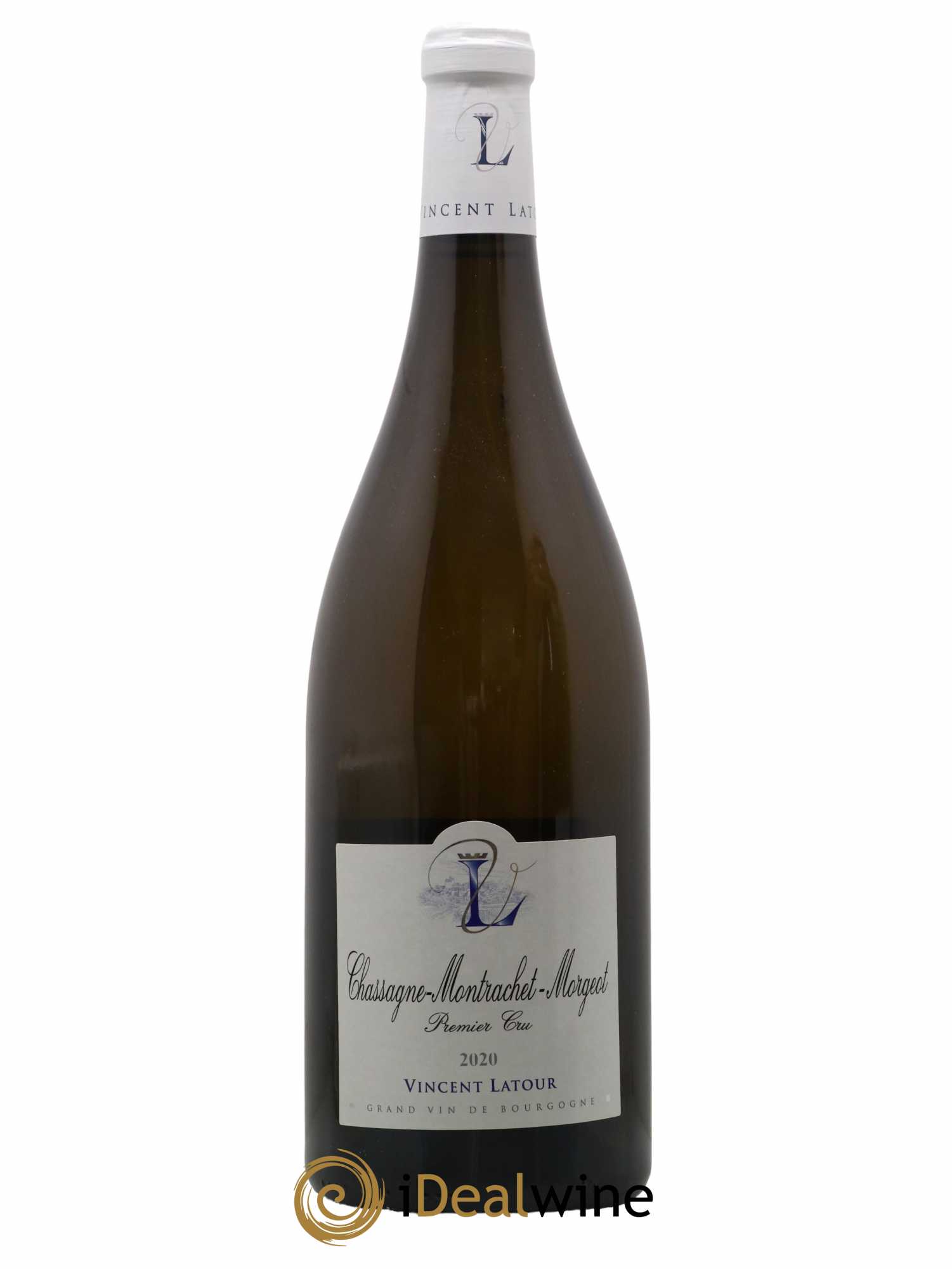 Chassagne-Montrachet 1er Cru Morgeot Domaine Vincent Latour 2020 - Lot de 1 magnum - 0