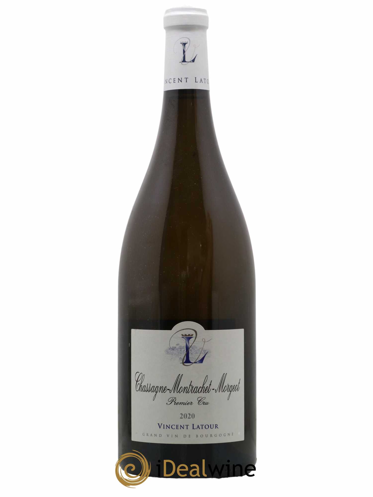 Chassagne-Montrachet 1er Cru Morgeot Domaine Vincent Latour 2020 - Lot de 1 magnum - 0