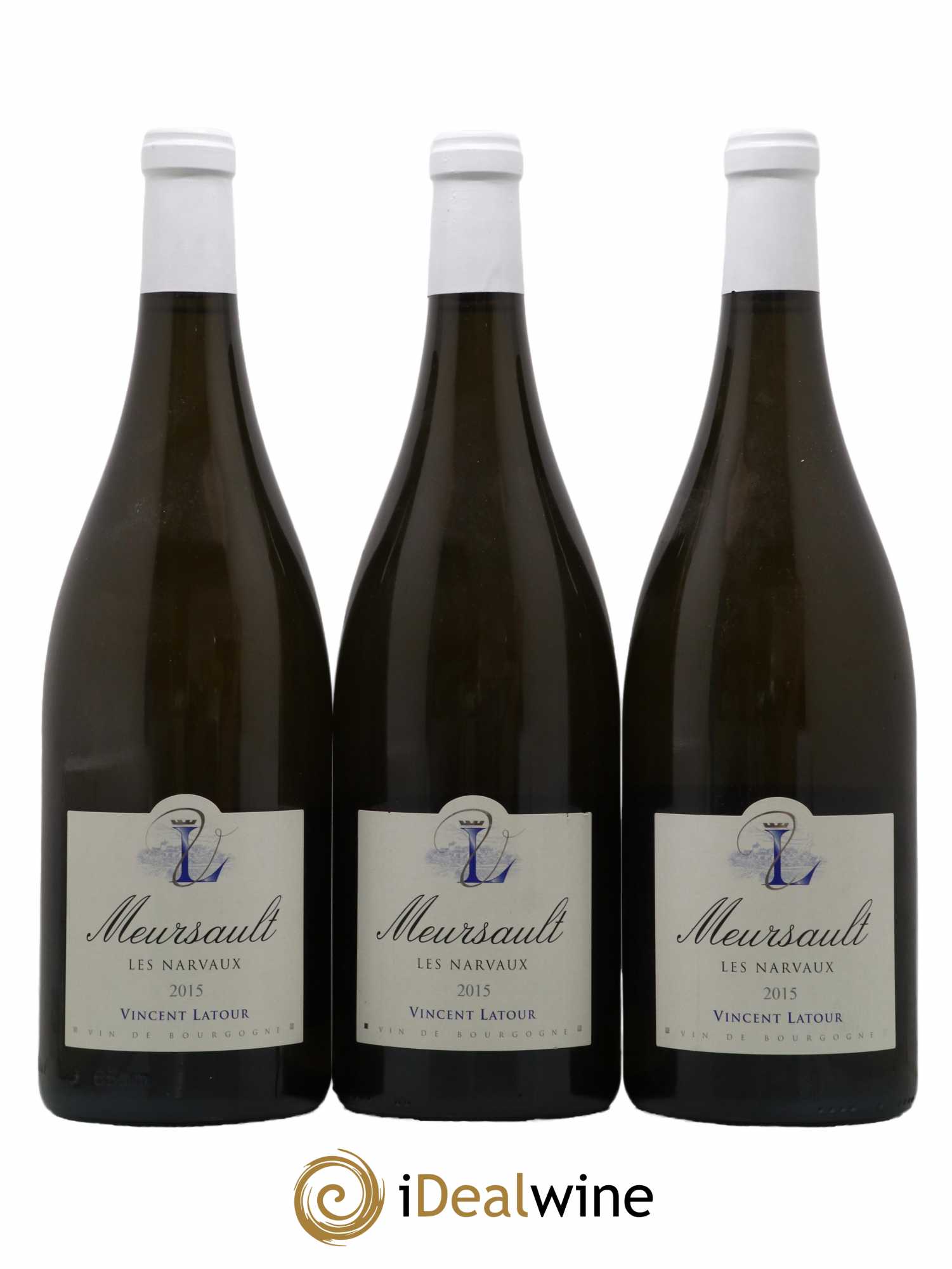 Meursault Les Narvaux Domaine Vincent Latour 2015 - Lot de 3 magnums - 0