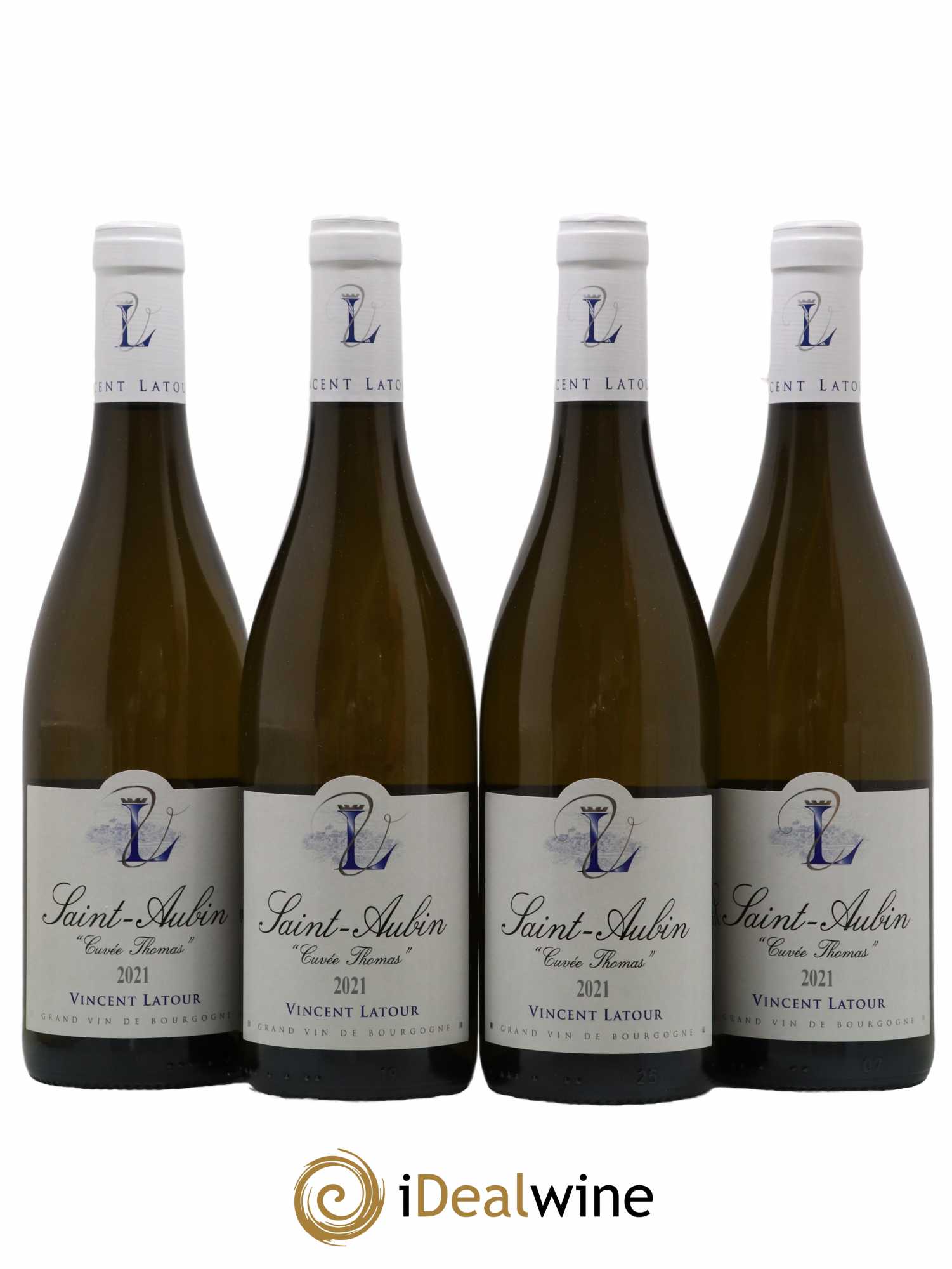 Saint-Aubin Cuvée Thomas Vincent Latour 2021 - Lot de 4 bouteilles - 0