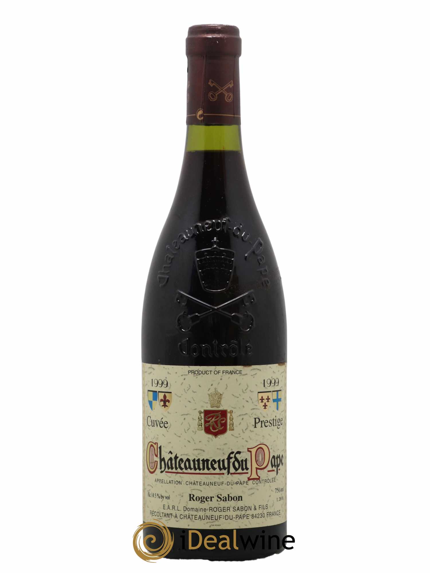Châteauneuf-du-Pape Cuvée Prestige Roger Sabon (Domaine) 1999 - Lot de 1 bouteille - 0