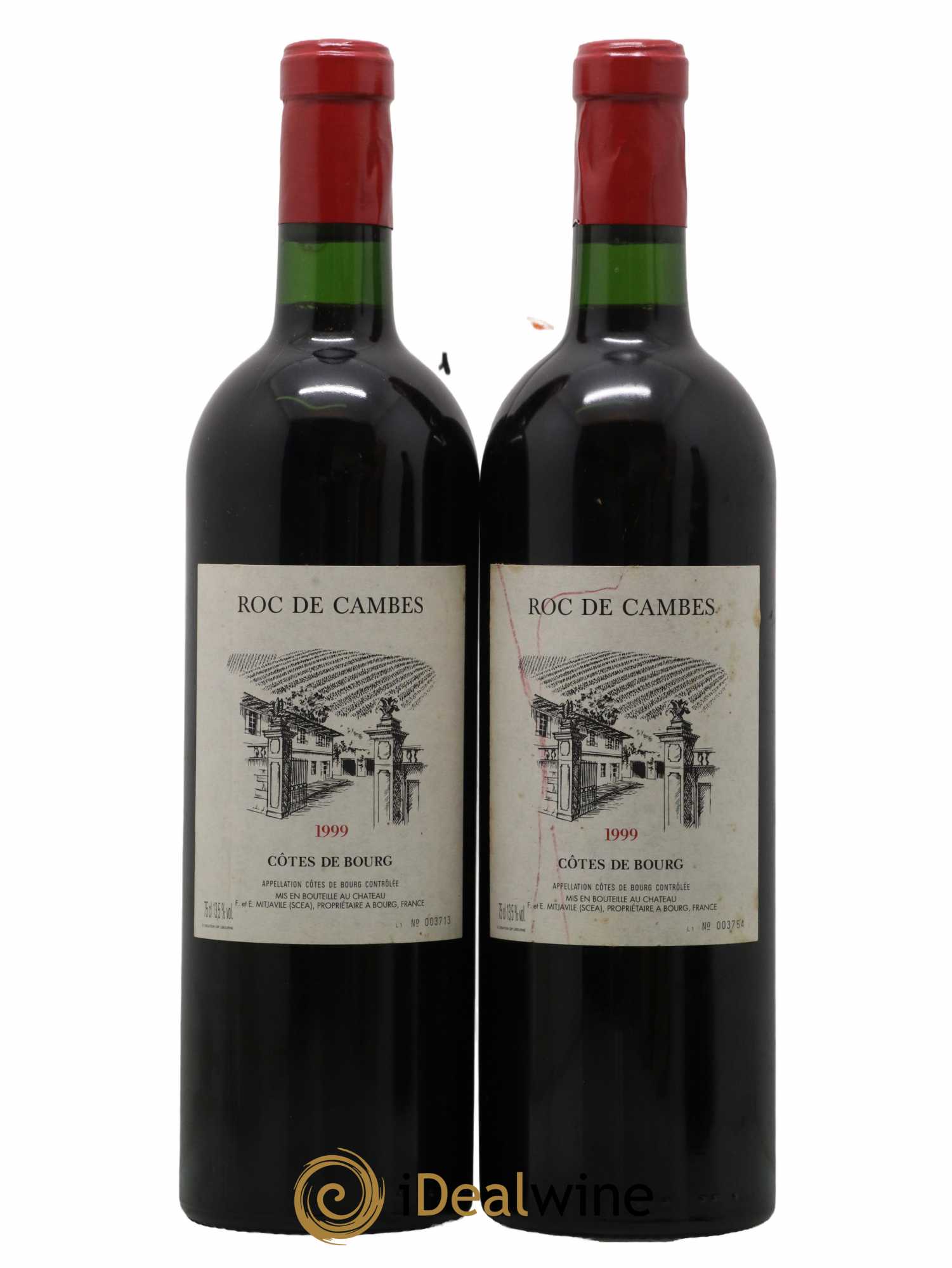 Roc de Cambes 1999 - Lot of 2 bottles - 0