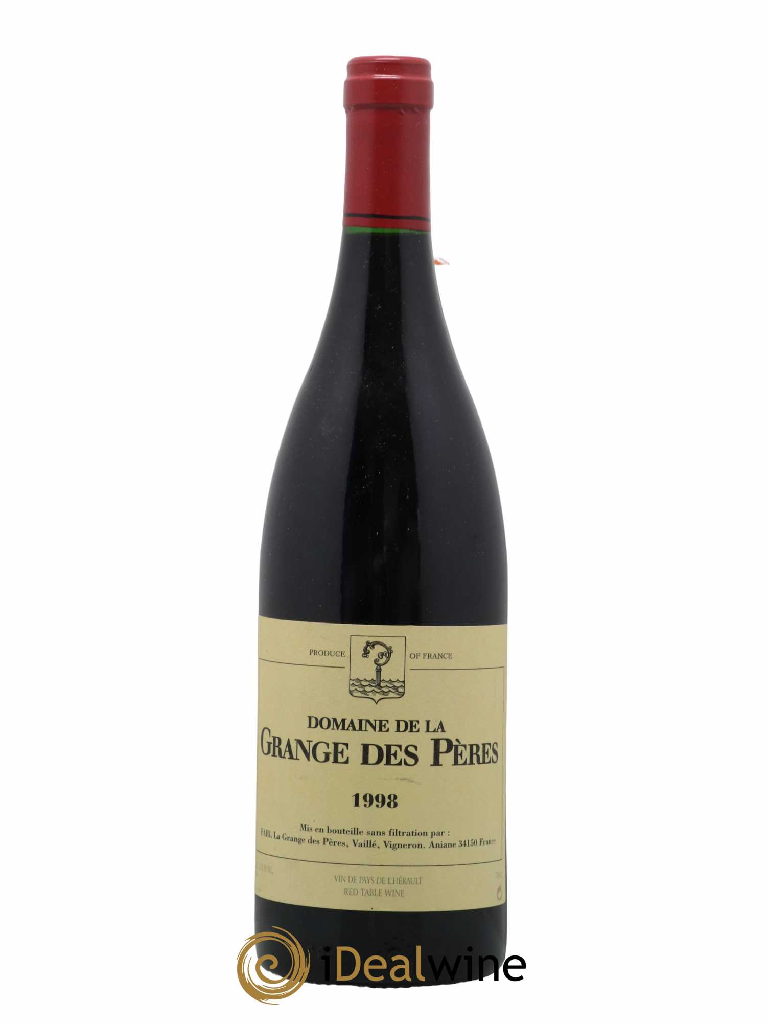 Pays d'Hérault Grange des Pères Laurent Vaillé 1998 - Lot de 1 bouteille - 0
