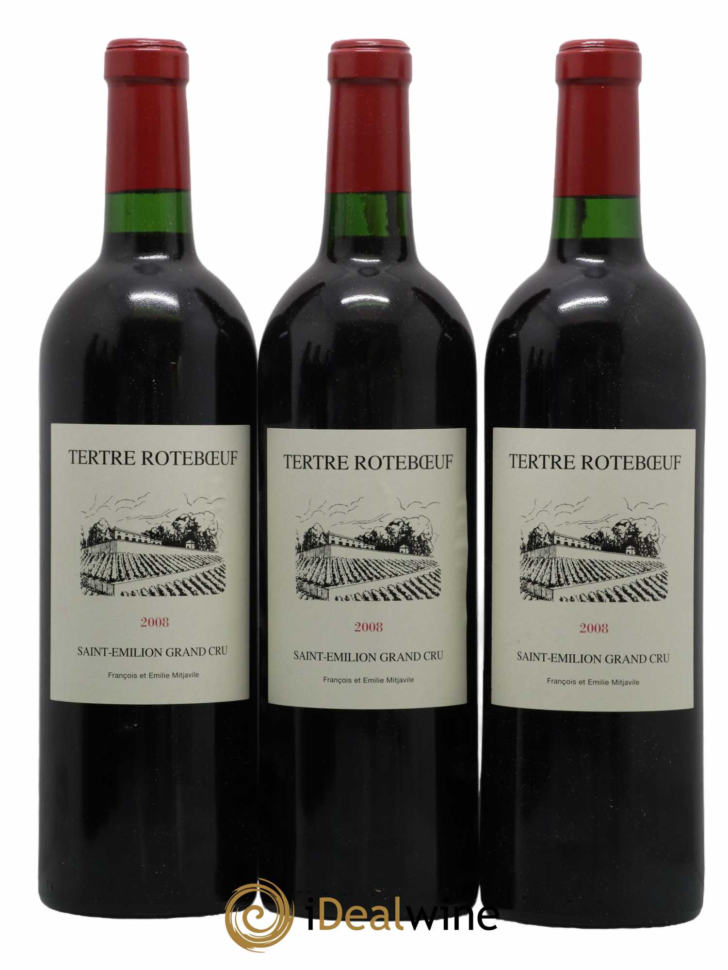 Château Tertre Roteboeuf 2008 - Posten von 6 Flaschen - 1