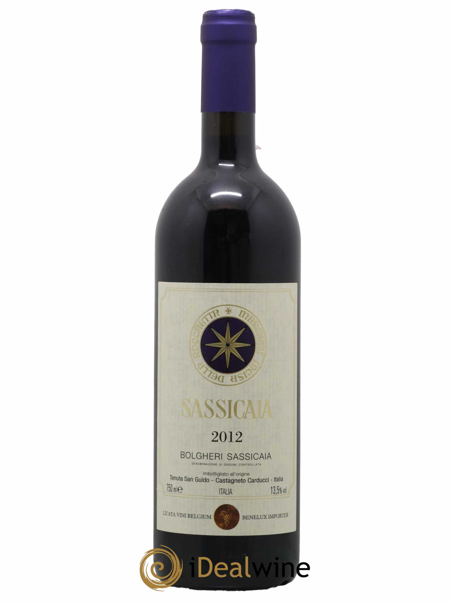 Bolgheri DOC Sassicaia Tenuta San Guido 2012 - Lot de 1 bouteille - 0