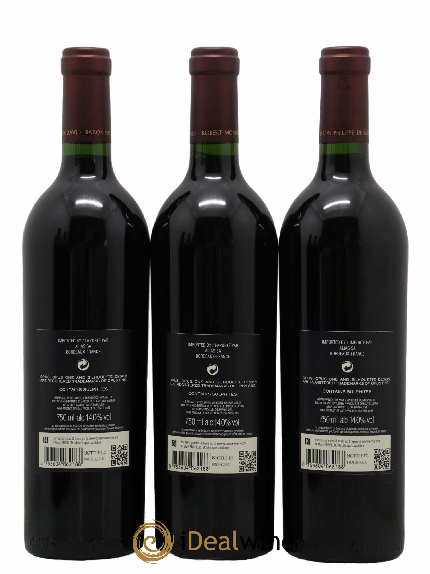 Napa Valley Opus One Robert Mondavi 2018 - Lot of 6 bottles - 2