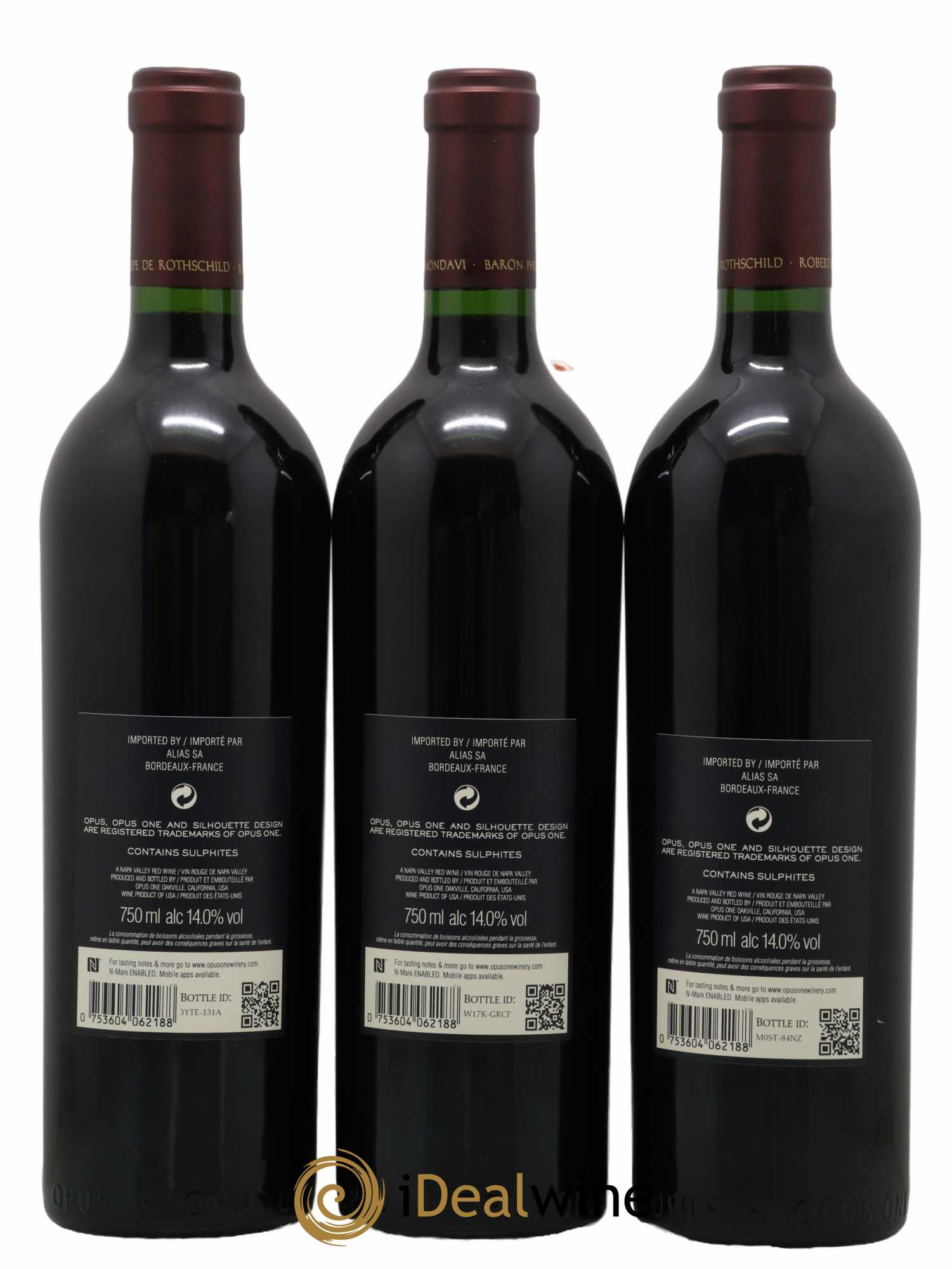 Napa Valley Opus One Robert Mondavi 2018 - Lot of 6 bottles - 4