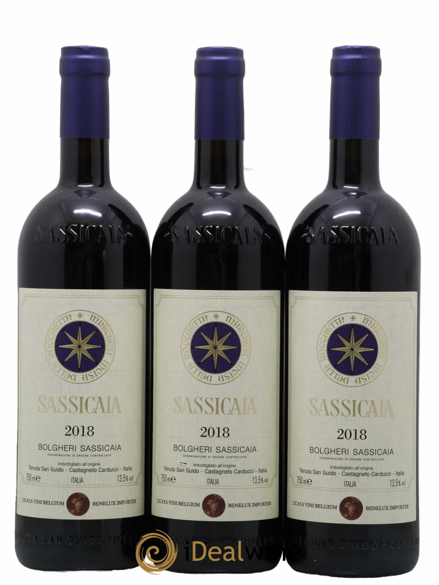 Bolgheri DOC Sassicaia Tenuta San Guido 2018 - Lot de 6 bouteilles - 2