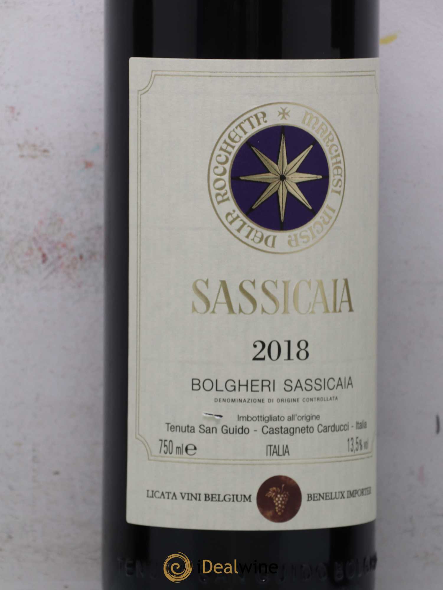 Bolgheri DOC Sassicaia Tenuta San Guido 2018 - Lot de 6 bouteilles - 3