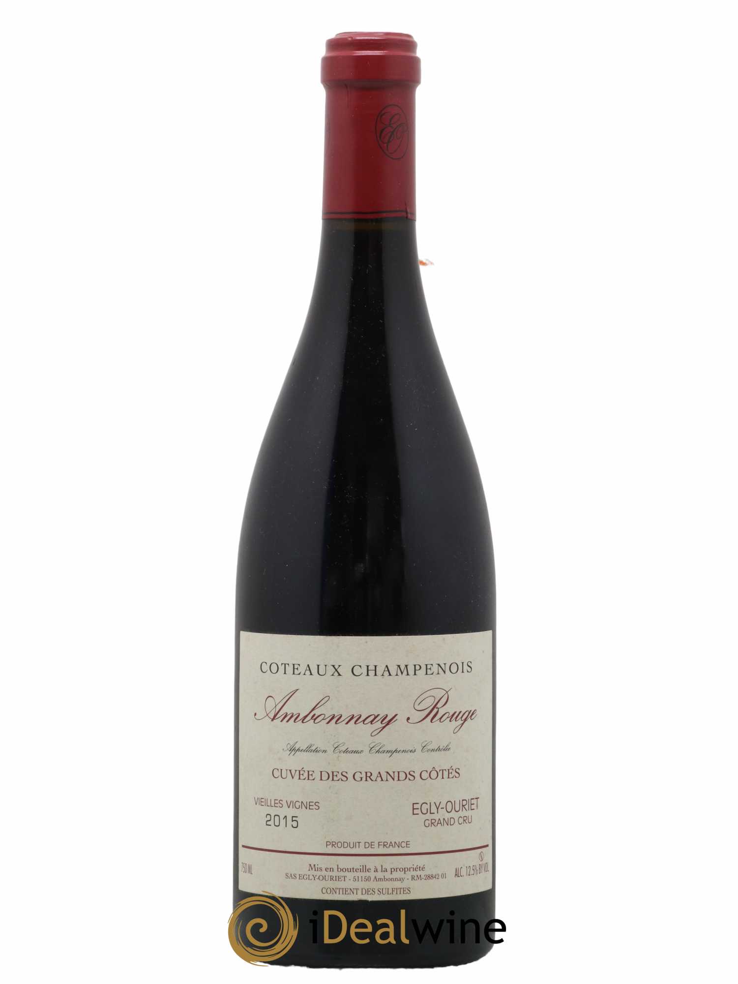 Ambonnay Cuvée des Grands Côtés VV Grand Cru Egly-Ouriet 2015 - Lot de 1 bouteille - 0