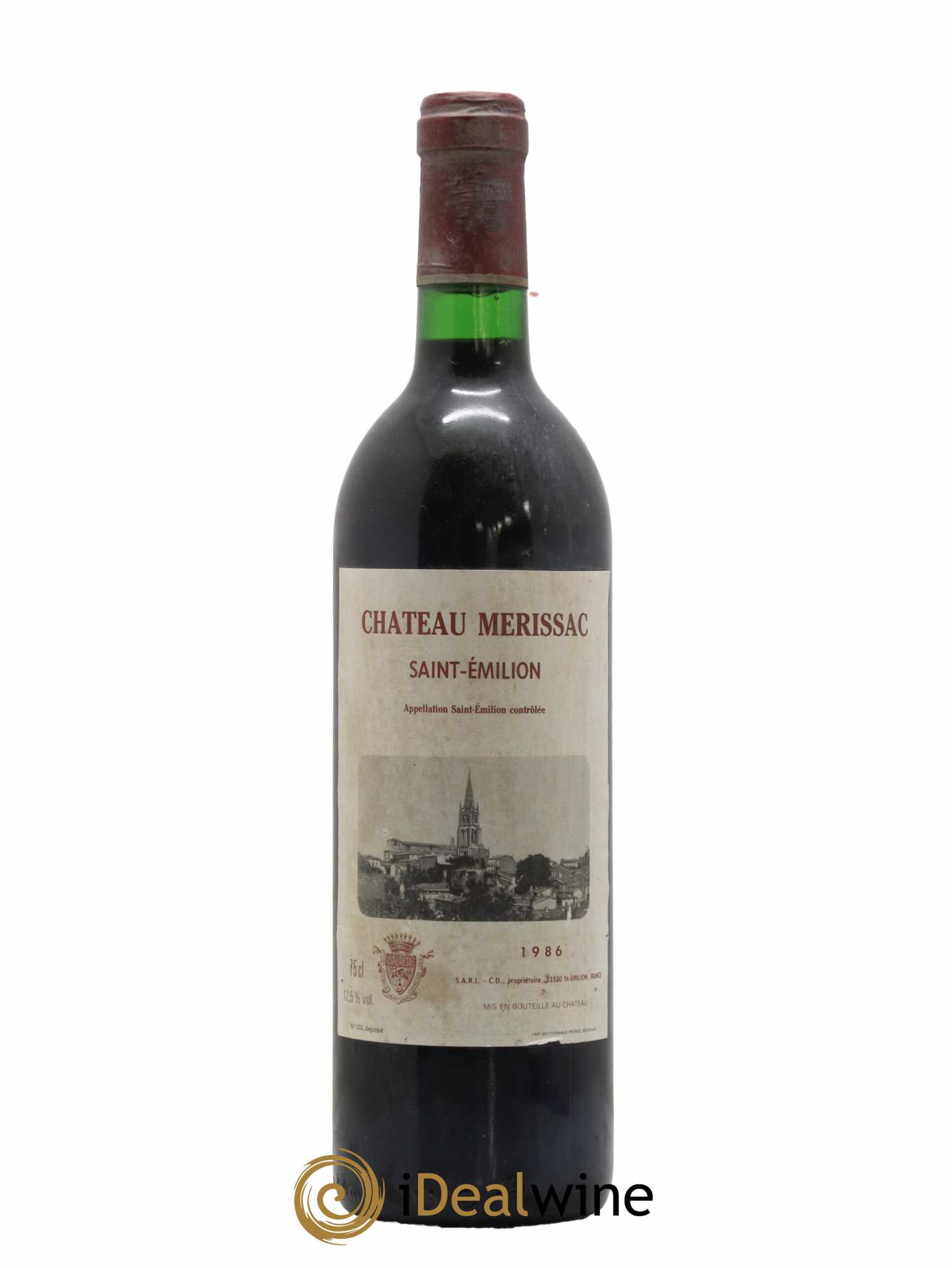 Saint-Émilion Chateau Merissac 1986 - Lot de 1 bouteille - 0