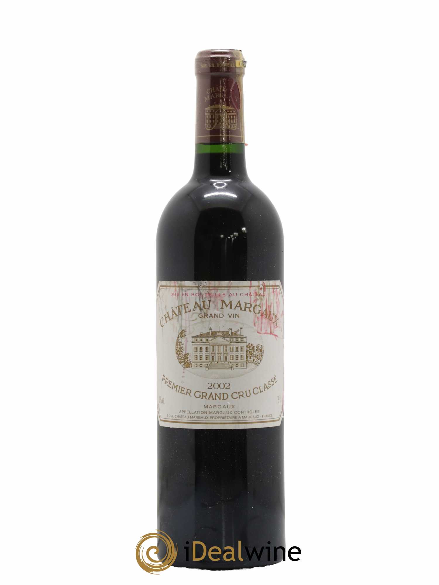 Château Margaux 1er Grand Cru Classé 2002 - Lot de 1 bouteille - 0