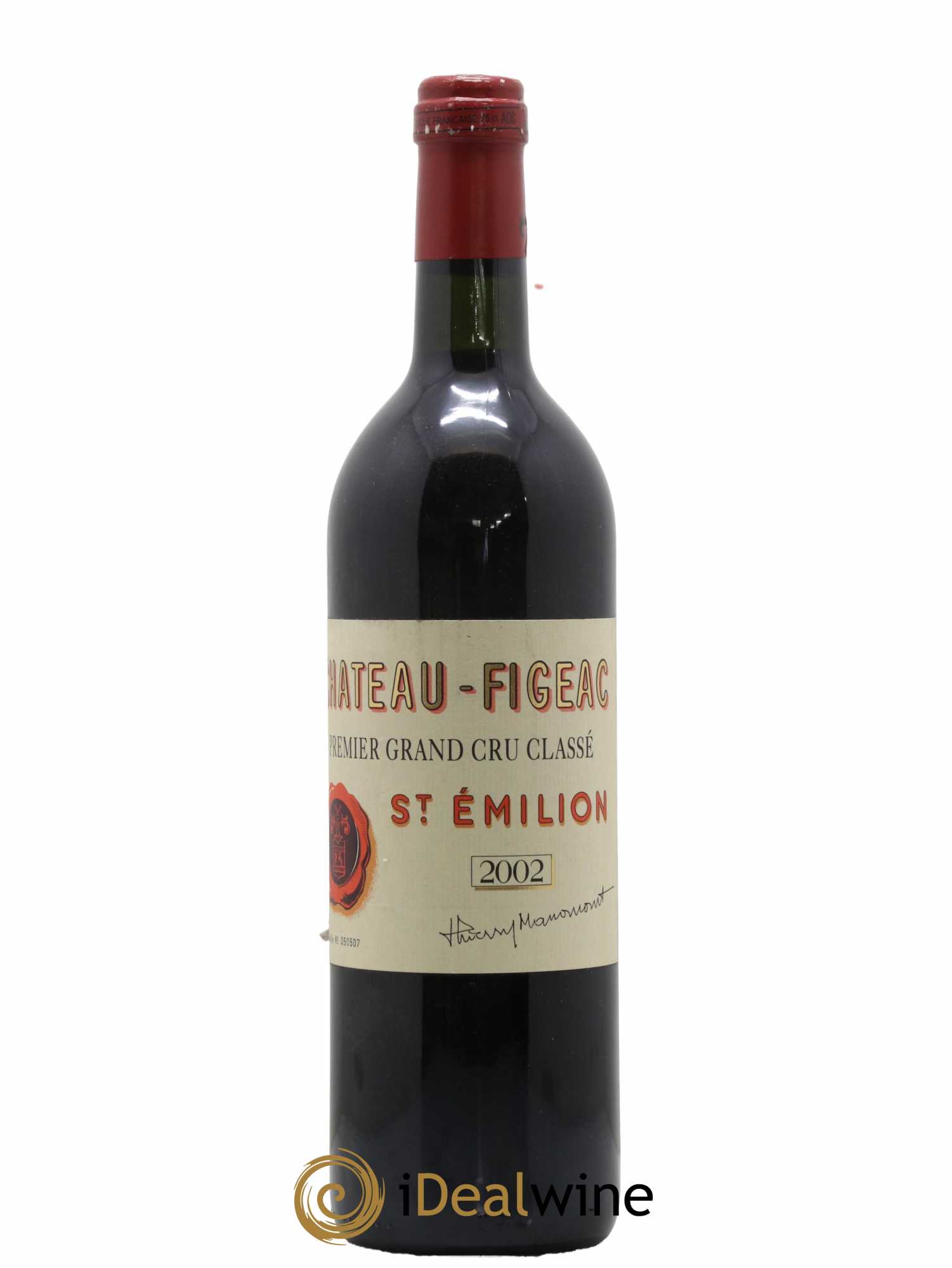 Château Figeac 1er Grand Cru Classé A 2002 - Lot de 1 bouteille - 0