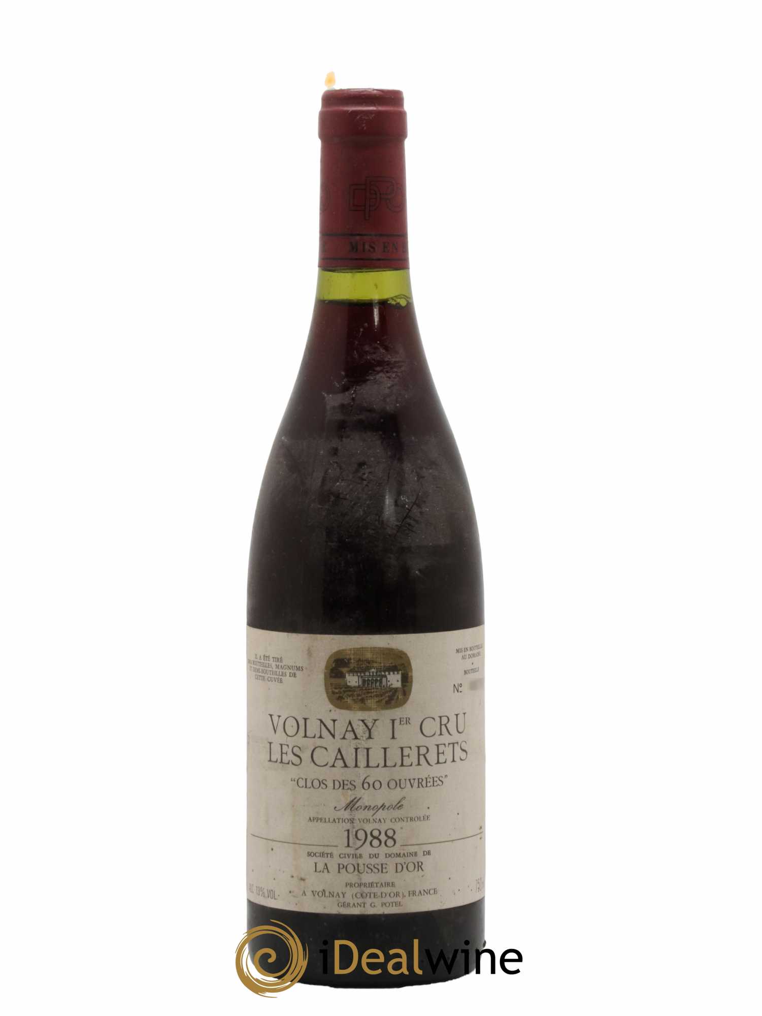 Volnay 1er Cru Les Caillerets La Pousse d'Or (Domaine de) 1988 - Lot de 1 bouteille - 0