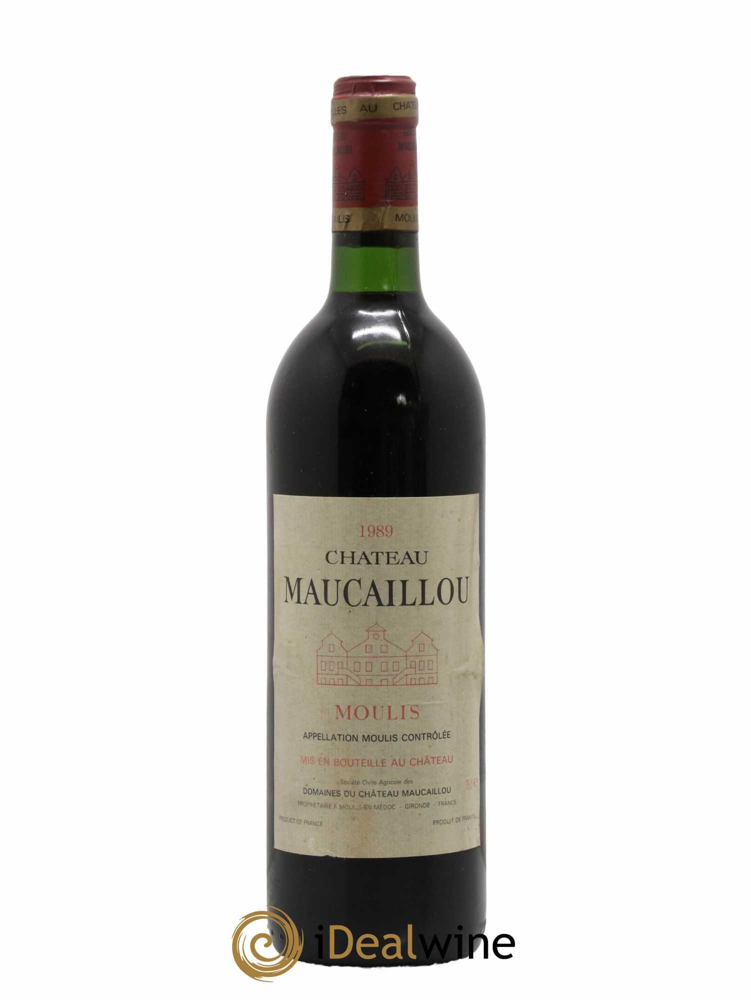 Château Maucaillou 1989 - Lot de 1 bouteille - 0