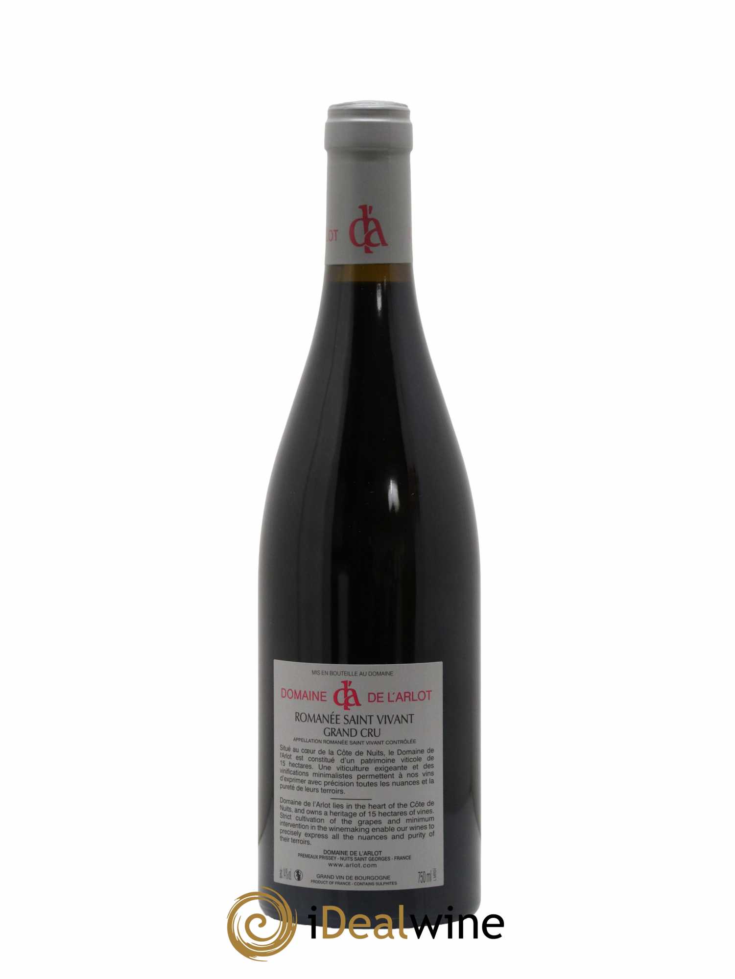 Romanée-Saint-Vivant Grand Cru Domaine de l'Arlot 2020 - Lot de 1 bouteille - 1