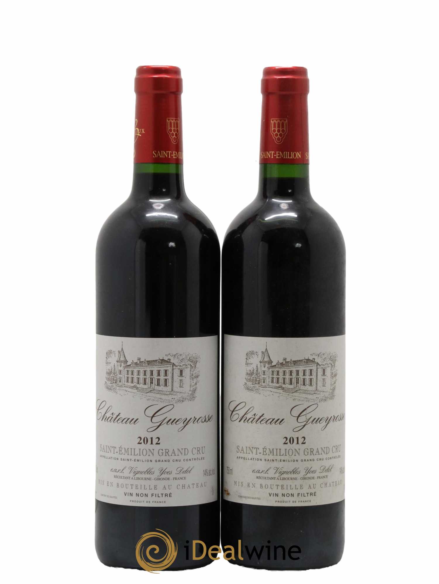 Saint-Émilion Grand Cru 2012 - Posten von 2 Flaschen - 0