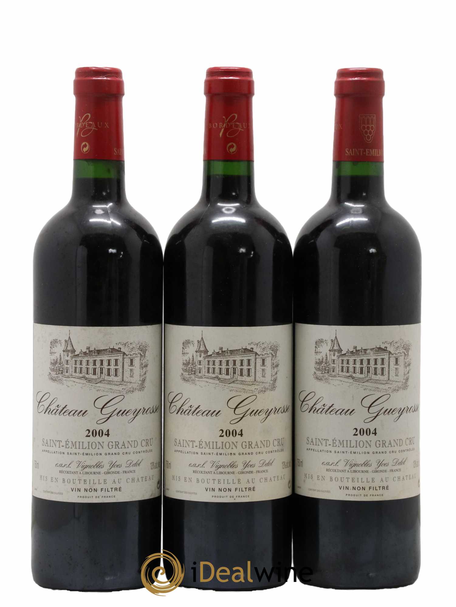 Saint-Émilion Grand Cru 2004 - Posten von 3 Flaschen - 0