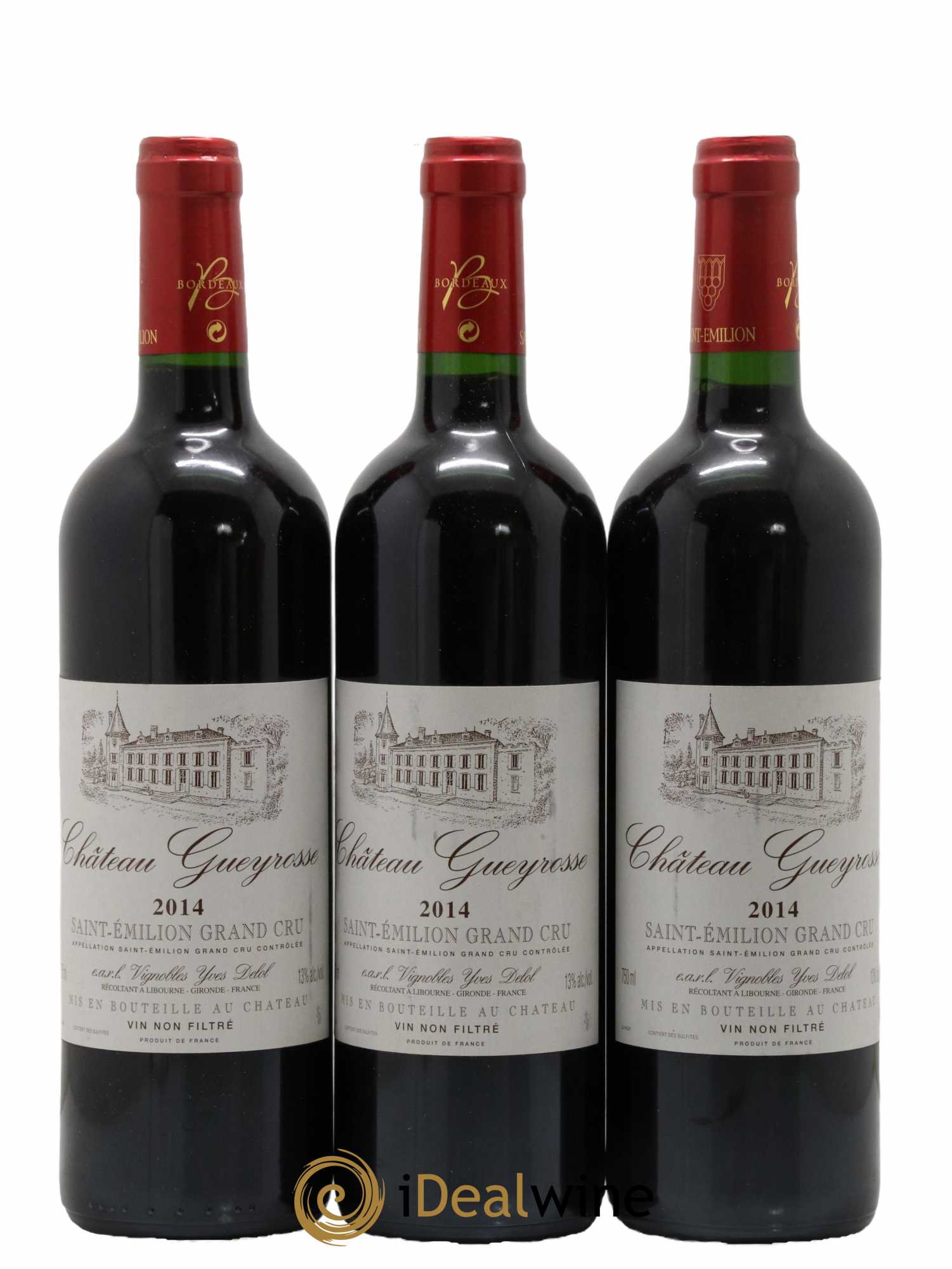 Saint-Émilion Grand Cru 2014 - Posten von 3 Flaschen - 0