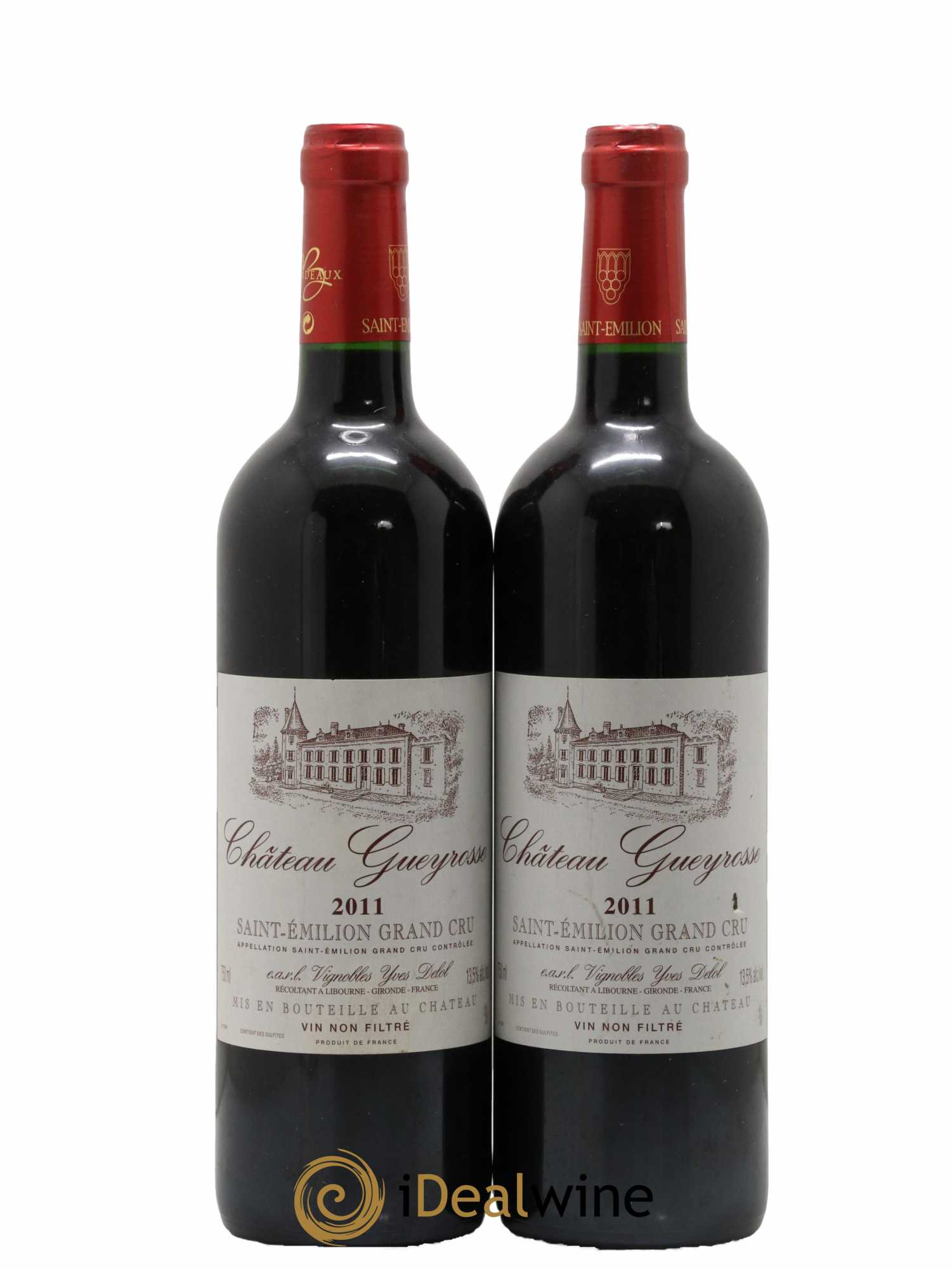 Saint-Émilion Grand Cru 2011 - Posten von 2 Flaschen - 0