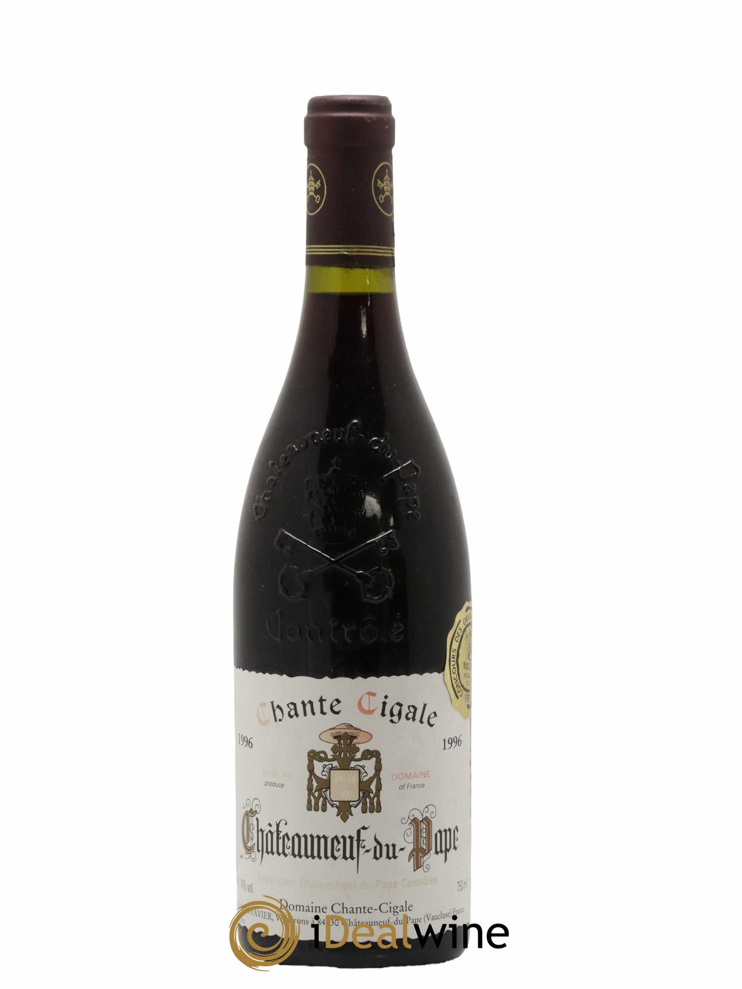 Châteauneuf-du-Pape Chante Cigale Domaine Sabon Favier 1996 - Lot de 1 bouteille - 0