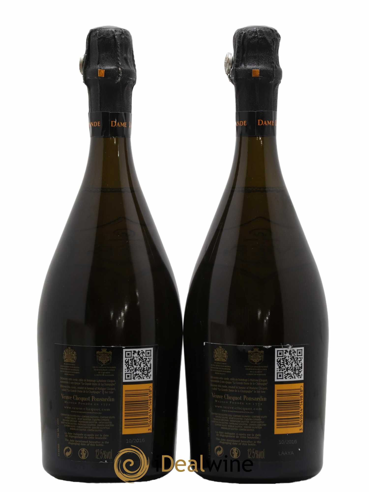 La Grande Dame Veuve Clicquot 2006 - Lot de 2 bouteilles - 1