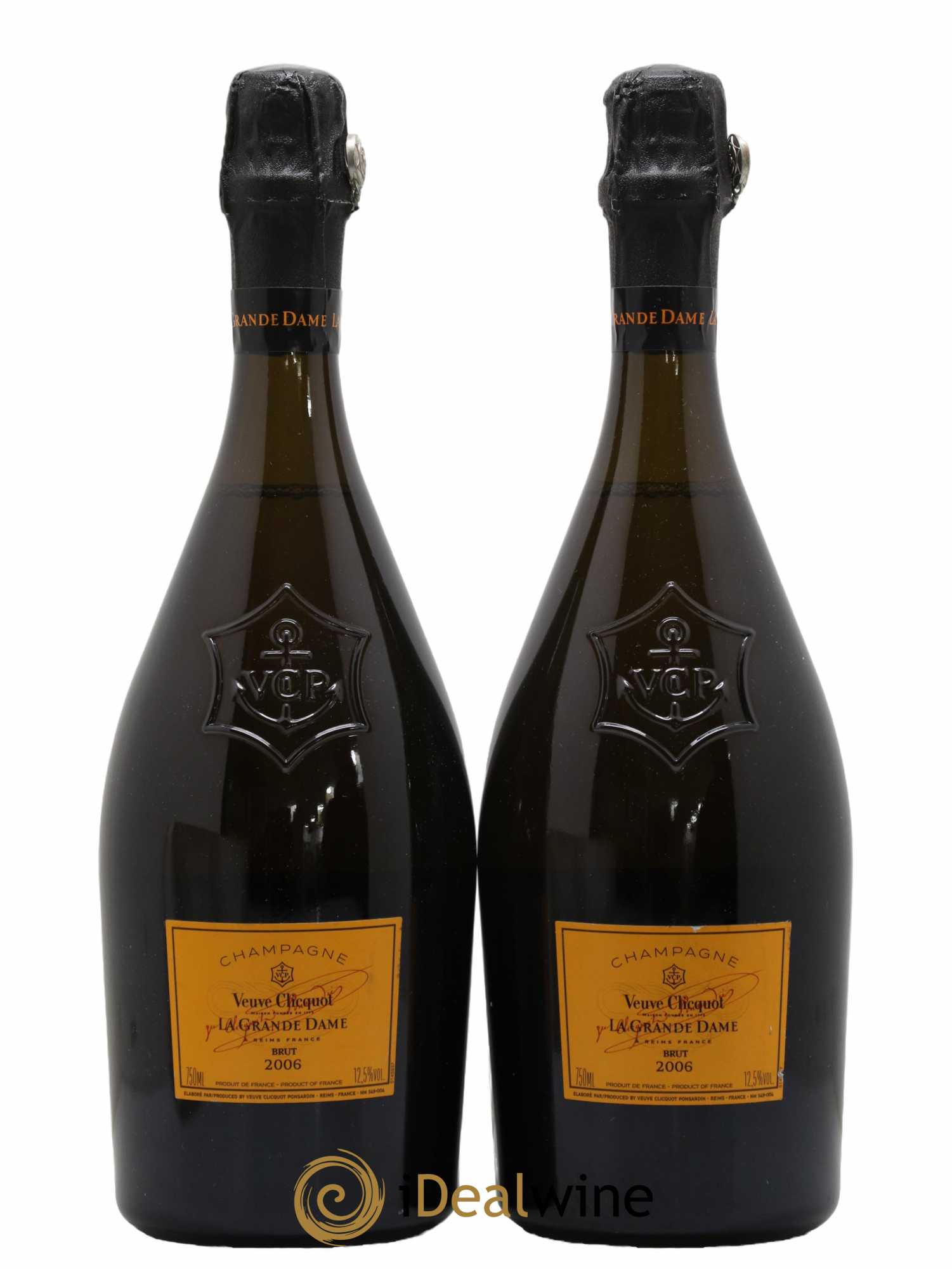 La Grande Dame Veuve Clicquot 2006 - Lot de 2 bouteilles - 0