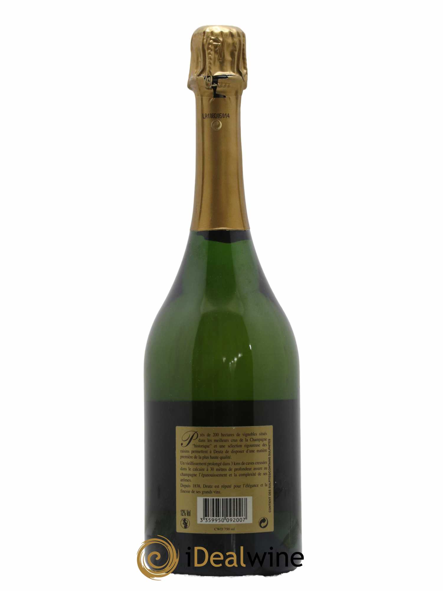 Cuvée William Deutz Deutz 2002 - Lot de 1 bouteille - 1