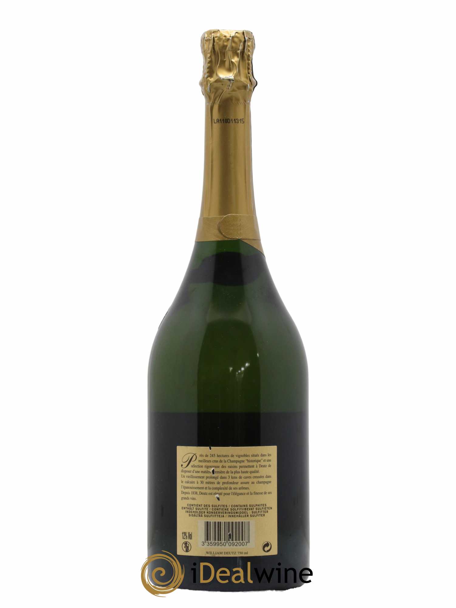 Cuvée William Deutz Deutz 2006 - Lot de 1 bouteille - 1