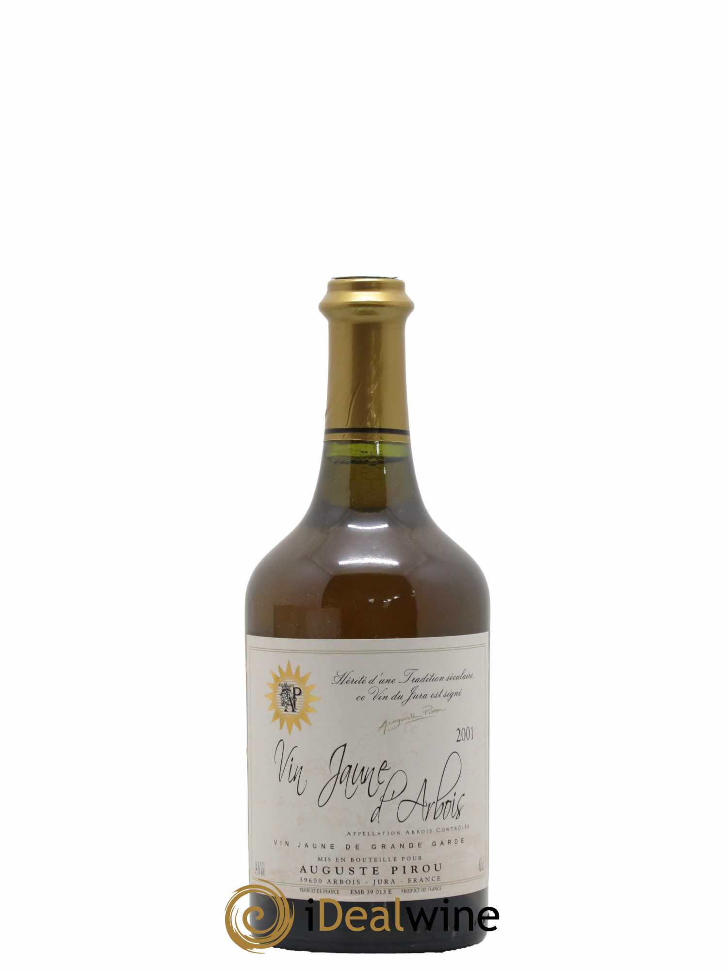 Arbois Vin Jaune Auguste Pirou 2001 - Lot de 1 bouteille - 0