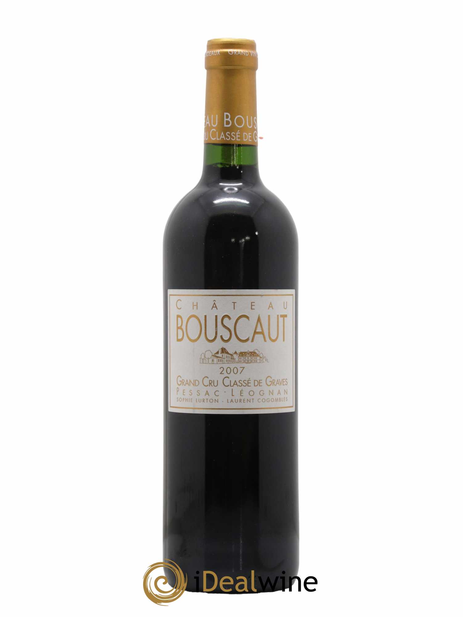 Château Bouscaut Cru Classé de Graves 2007 - Lot de 1 bouteille - 0