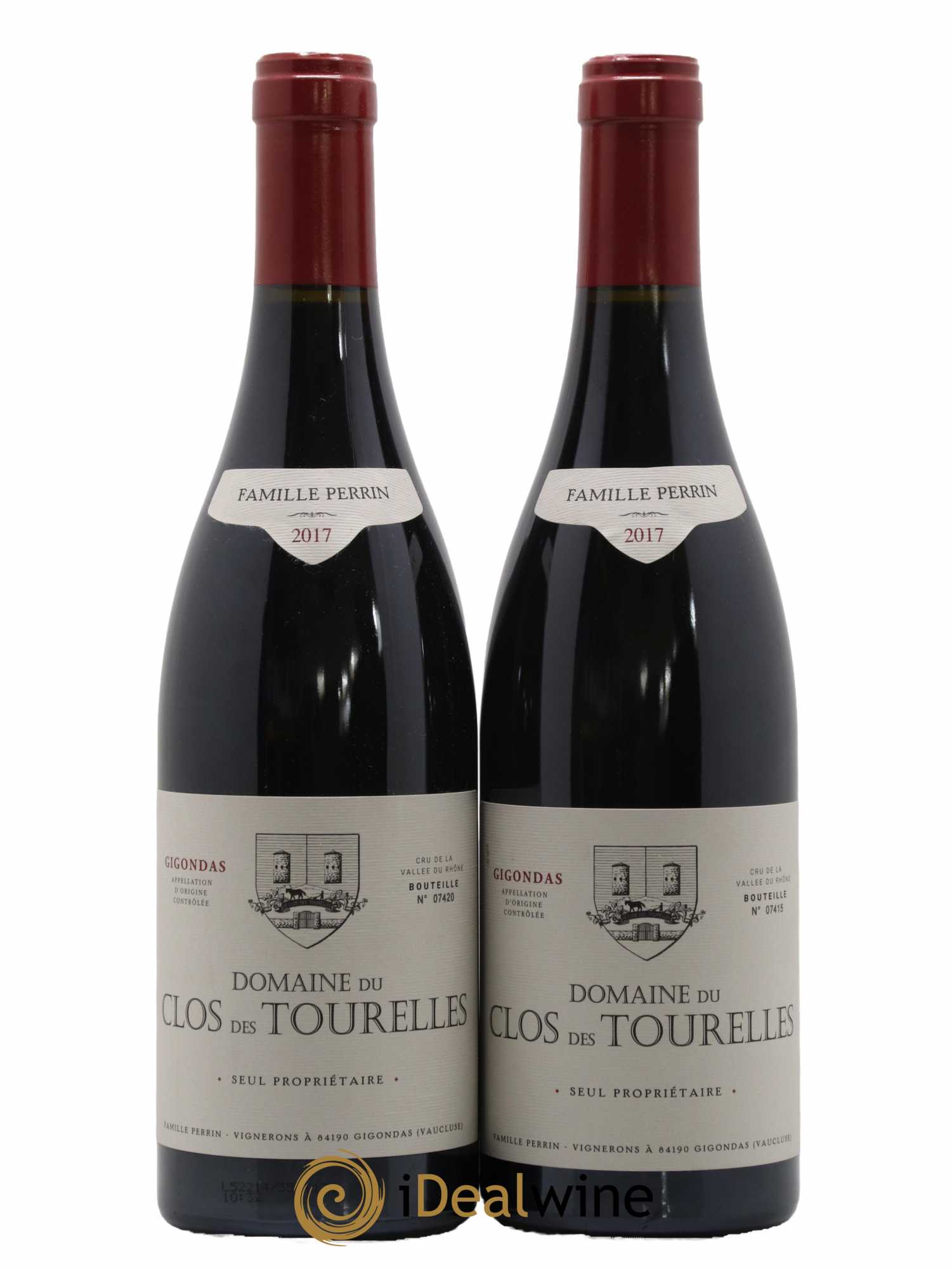 Gigondas Clos Des Tourelles (Domaine du) Famille Perrin 2017 - Lot de 2 bouteilles - 0