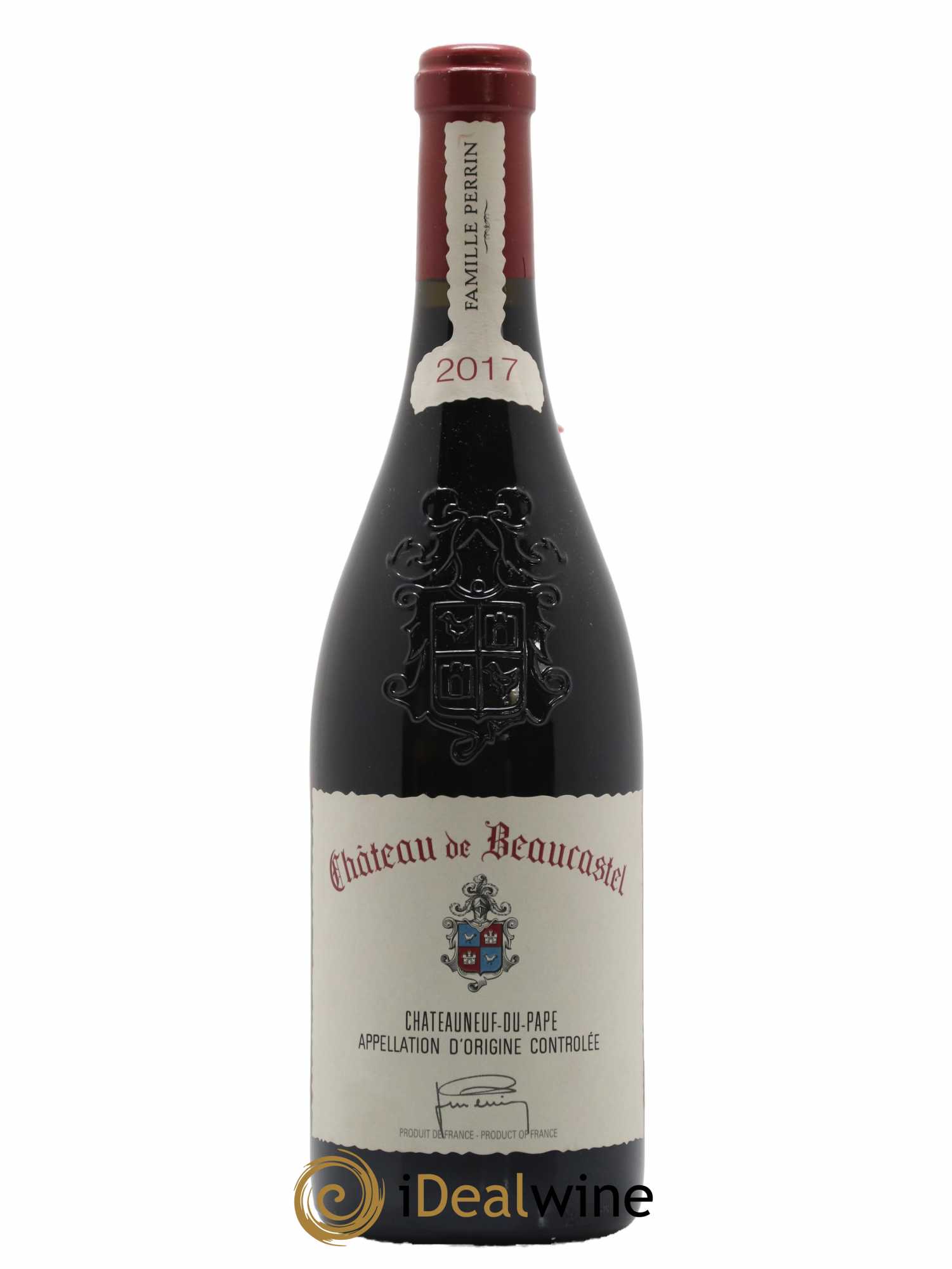 Châteauneuf-du-Pape Château de Beaucastel Famille Perrin 2017 - Lot de 1 bouteille - 0
