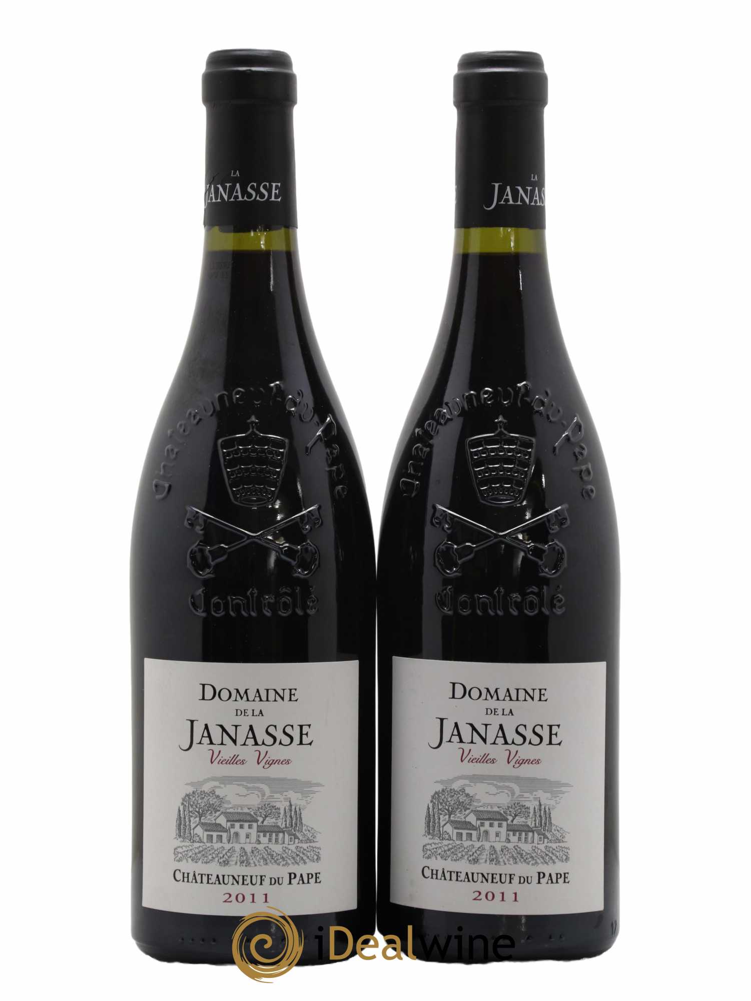 Châteauneuf-du-Pape Cuvée Vieilles Vignes La Janasse (Domaine de) 2011 - Lot de 2 bouteilles - 0