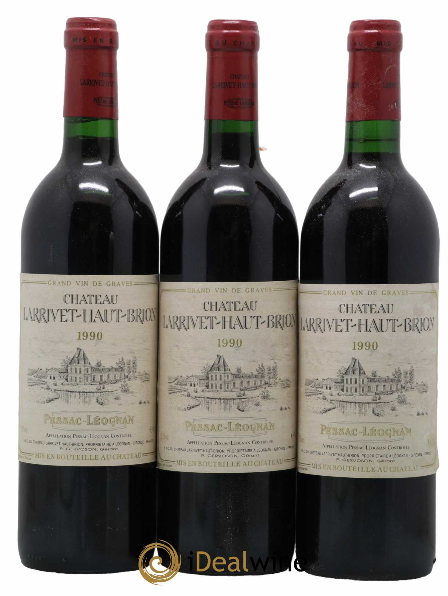 Château Larrivet Haut-Brion 1990 - Lot de 12 bouteilles - 4