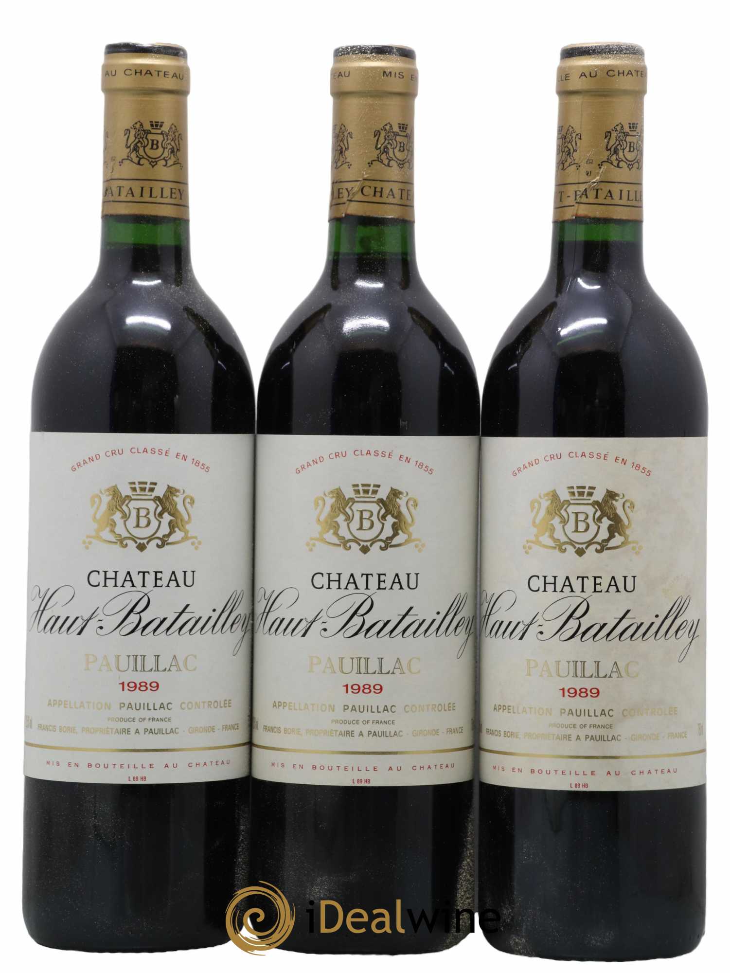 Château Haut Batailley 5ème Grand Cru Classé 1989 - Lot de 12 bouteilles - 1