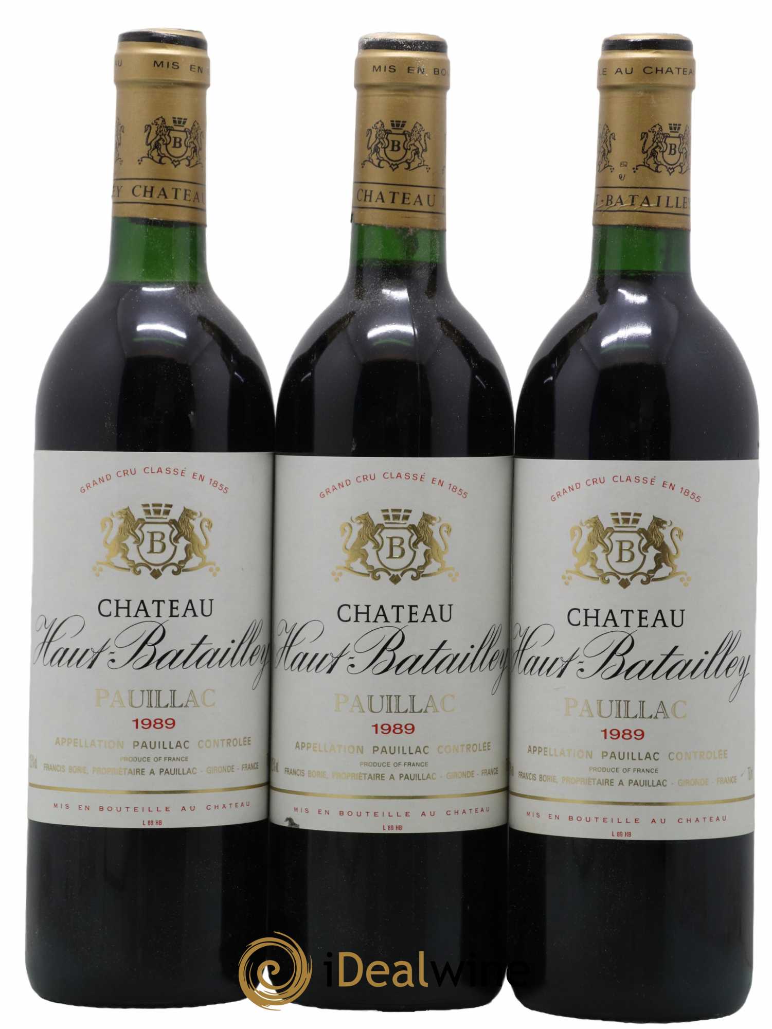 Château Haut Batailley 5ème Grand Cru Classé 1989 - Lot de 12 bouteilles - 3