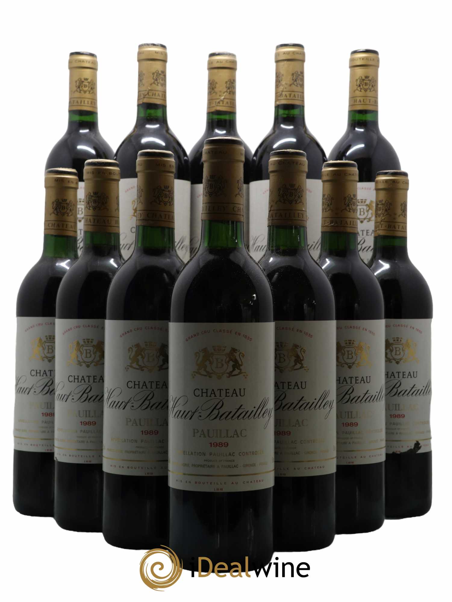 Château Haut Batailley 5ème Grand Cru Classé 1989 - Lot de 12 bouteilles - 0