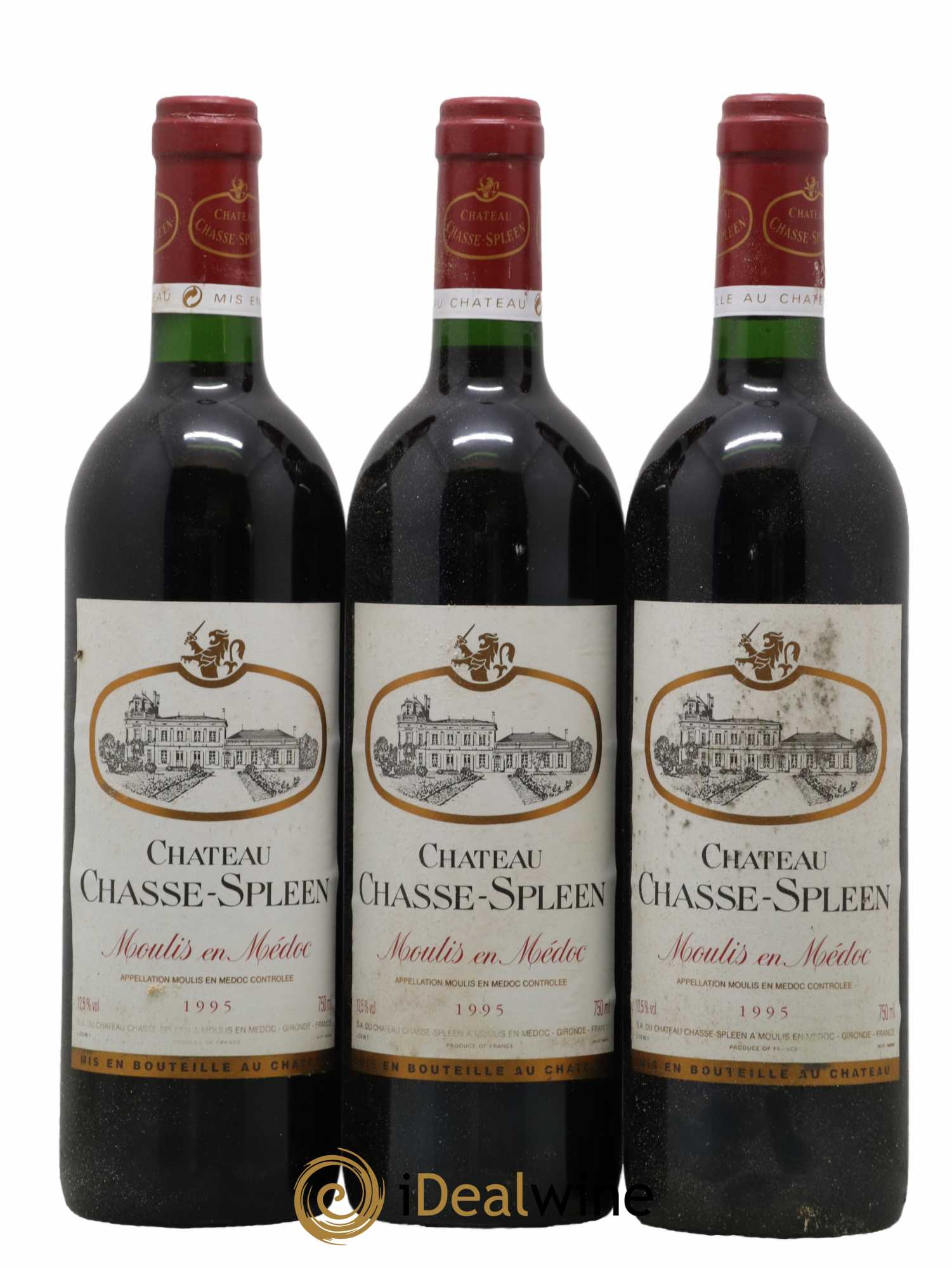 Château Chasse Spleen 1995 - Lot de 12 bouteilles - 1