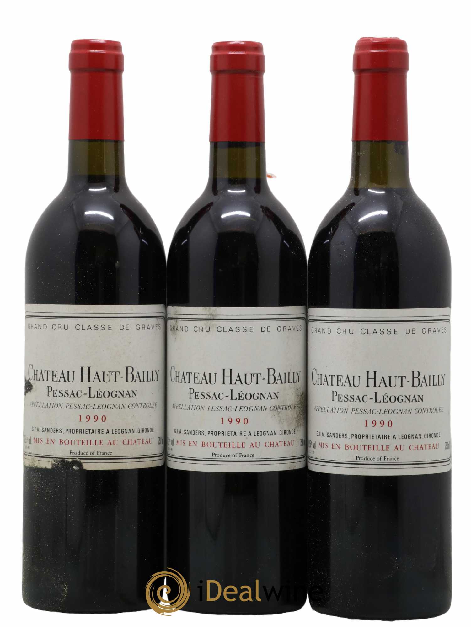 Château Haut-Bailly Cru Classé de Graves 1990 - Lot de 12 bouteilles - 4
