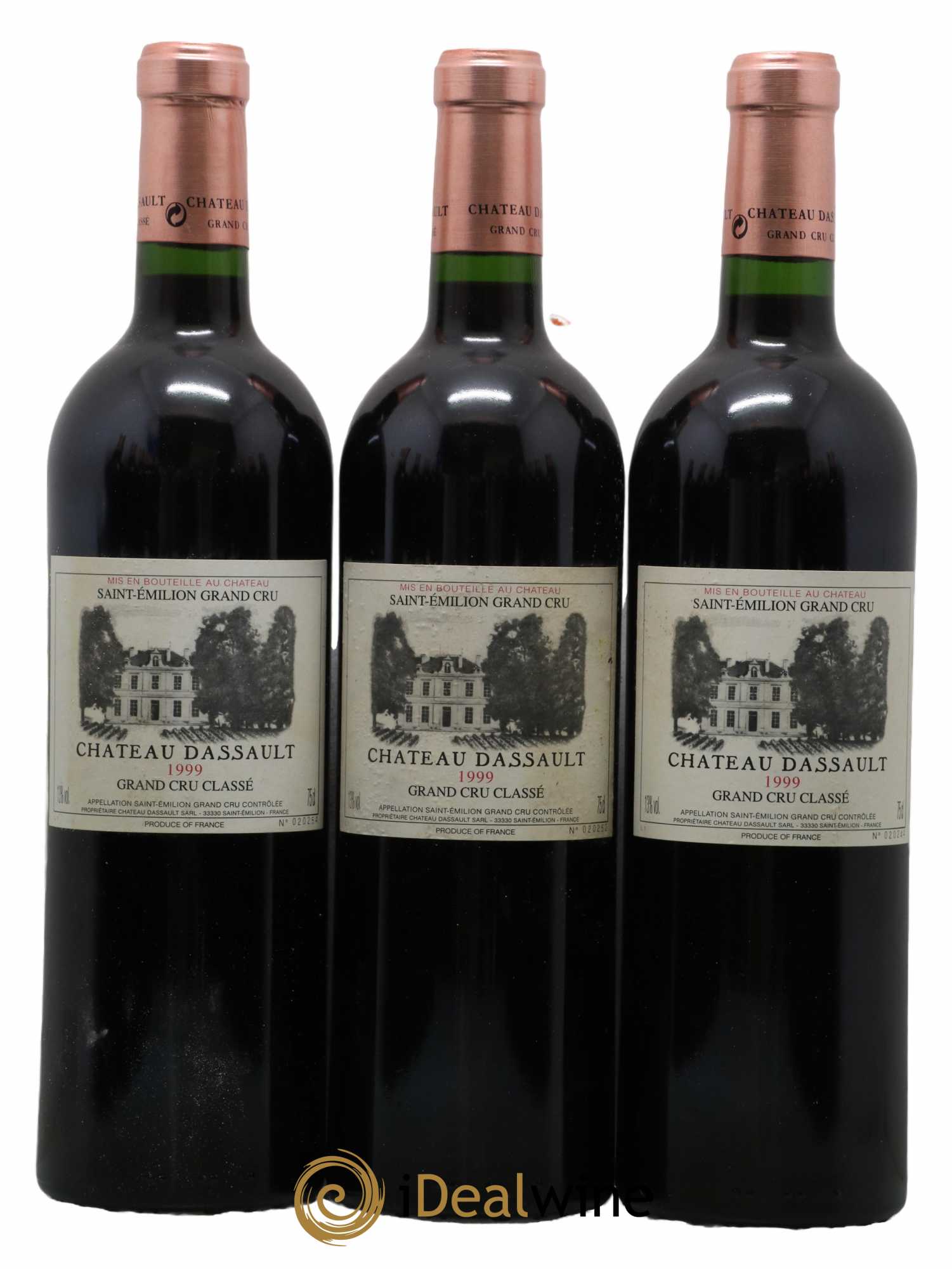 Château Dassault Grand Cru Classé 1999 - Lot de 12 bouteilles - 1