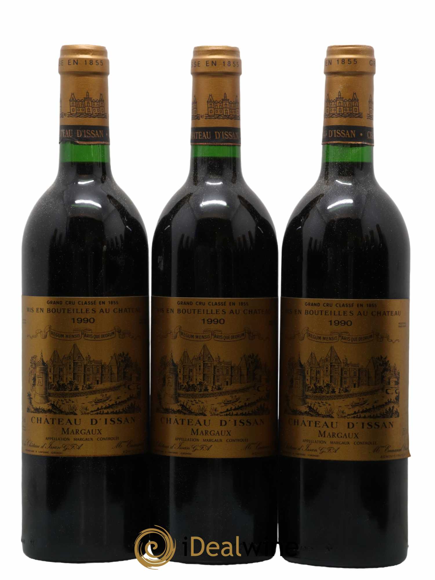 Château d'Issan 3ème Grand Cru Classé 1990 - Lot de 12 bouteilles - 1