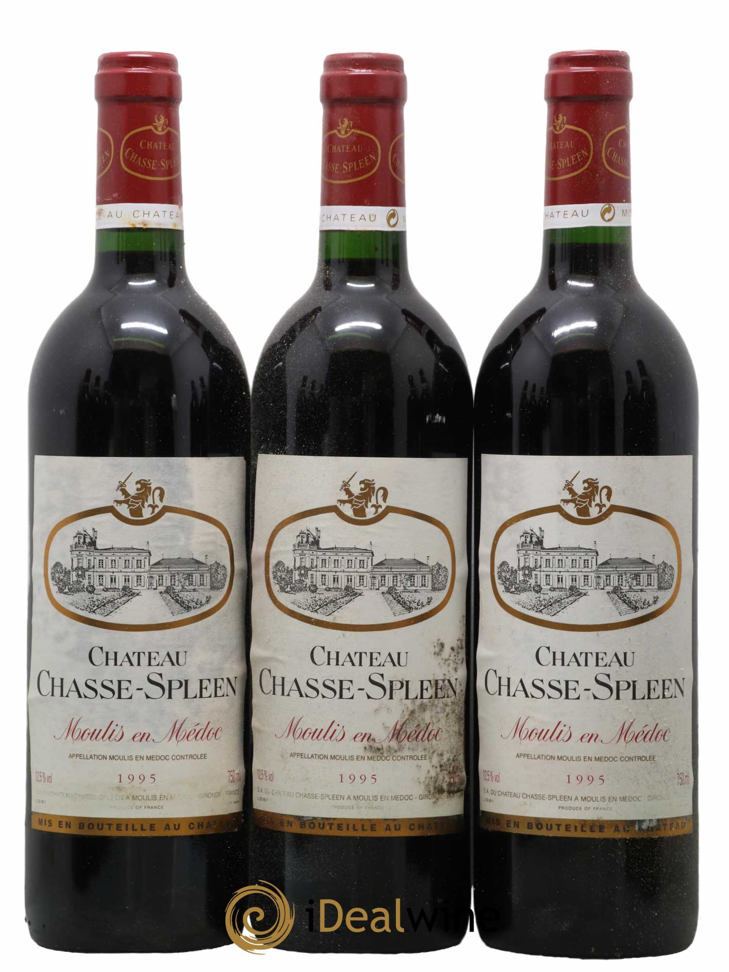 Château Chasse Spleen 1995 - Lot de 12 bouteilles - 2