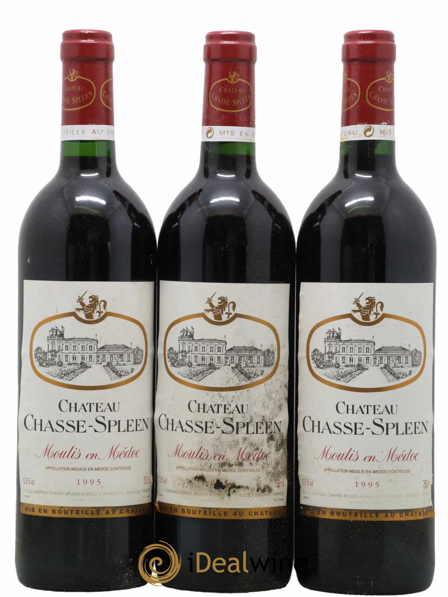Château Chasse Spleen 1995 - Lot de 12 bouteilles - 4