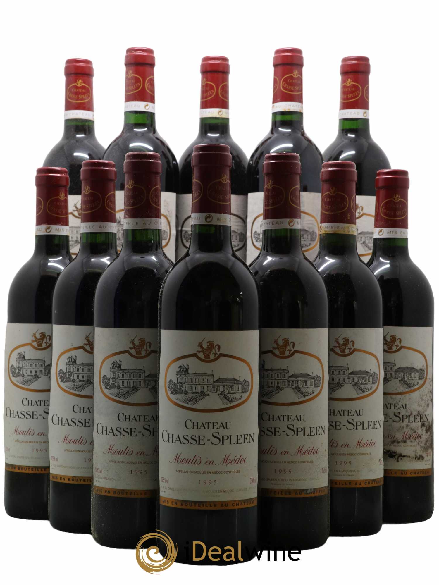 Château Chasse Spleen 1995 - Lot de 12 bouteilles - 0