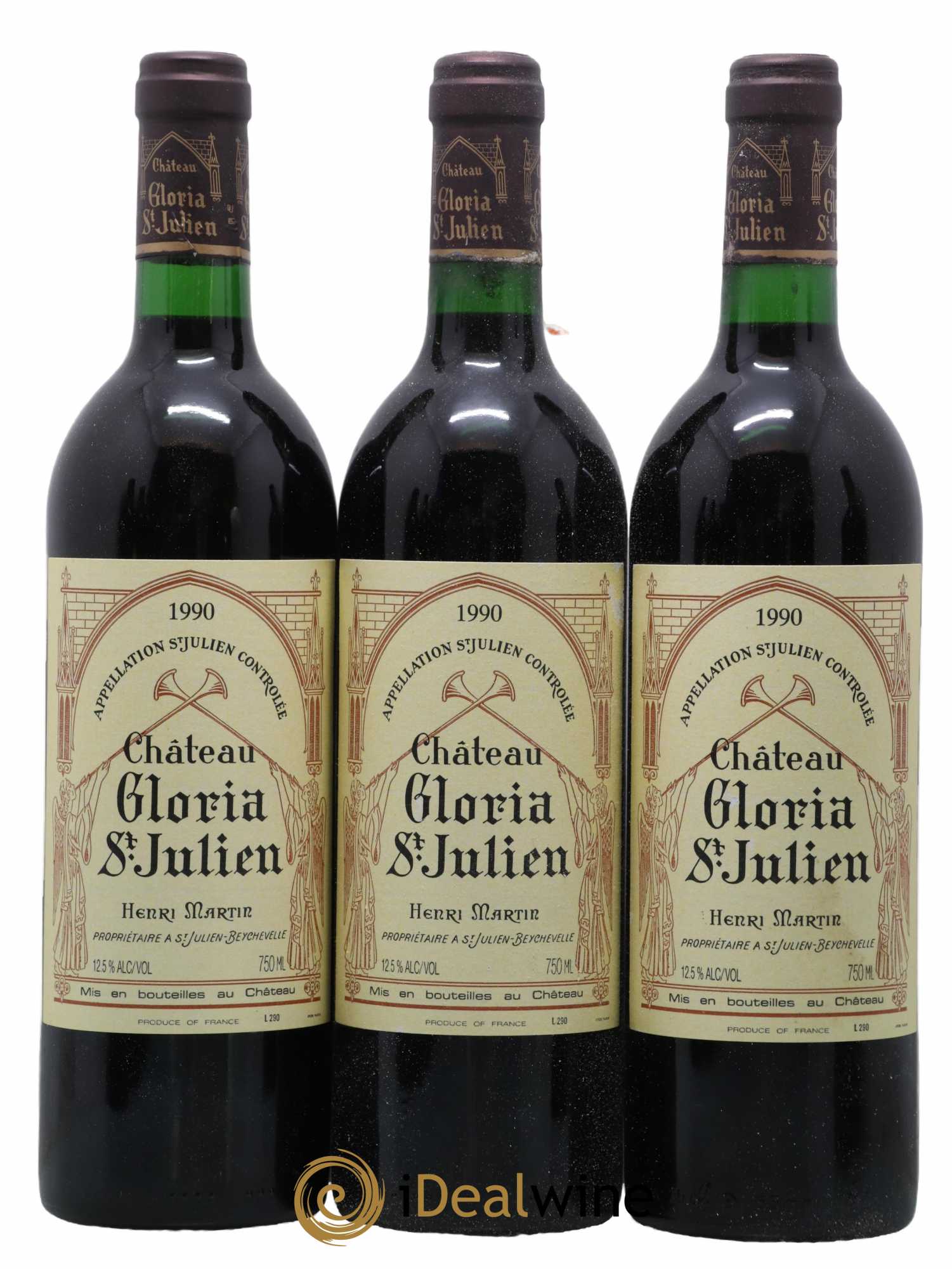 Château Gloria 1990 - Lot de 12 bouteilles - 2