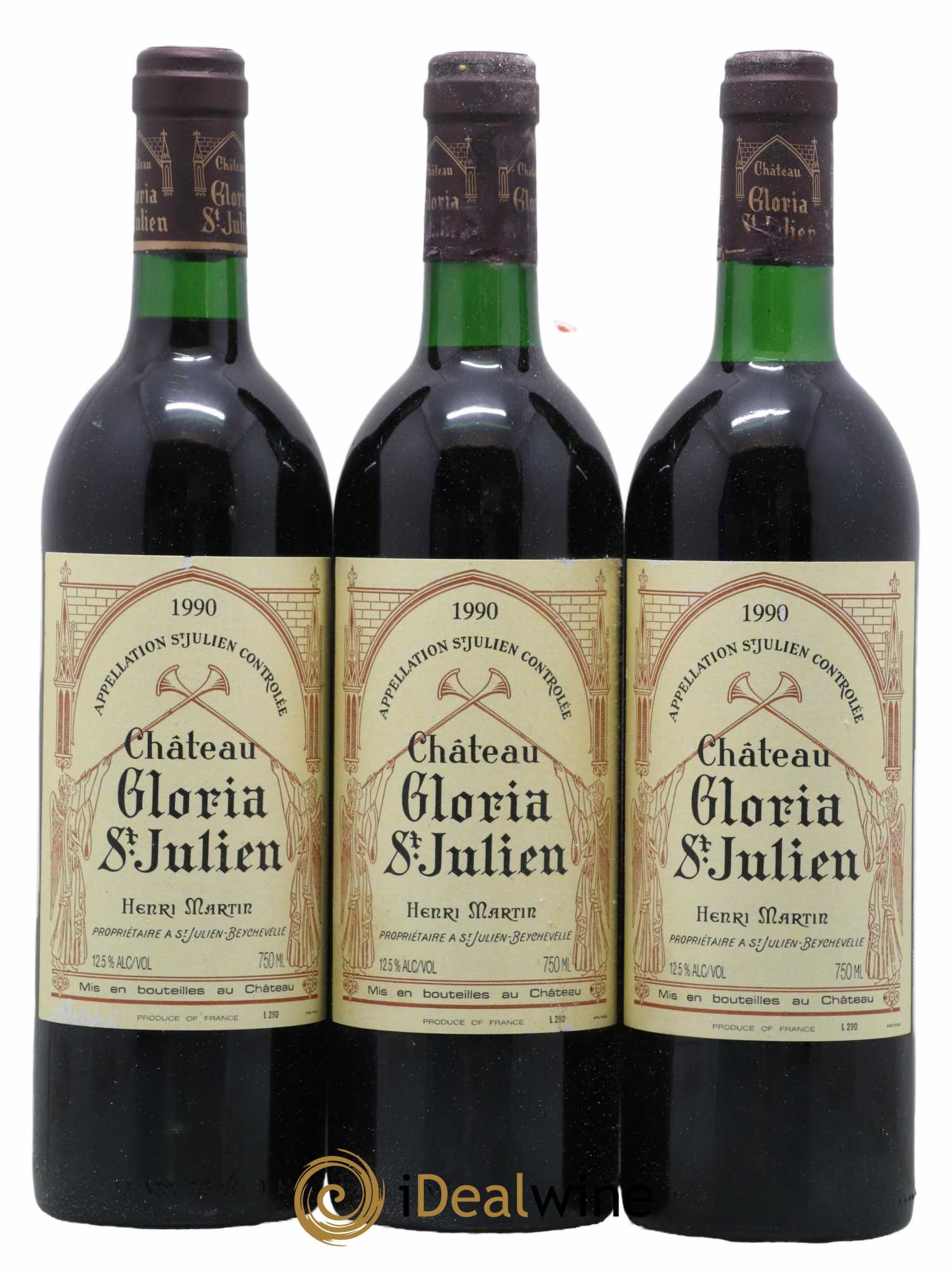Château Gloria 1990 - Lot de 12 bouteilles - 4